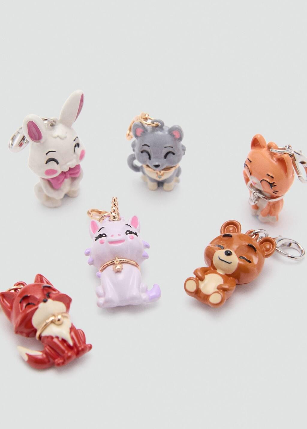 Silver Surprise Animal Charm, Kids Girls, Silver, large image number 2