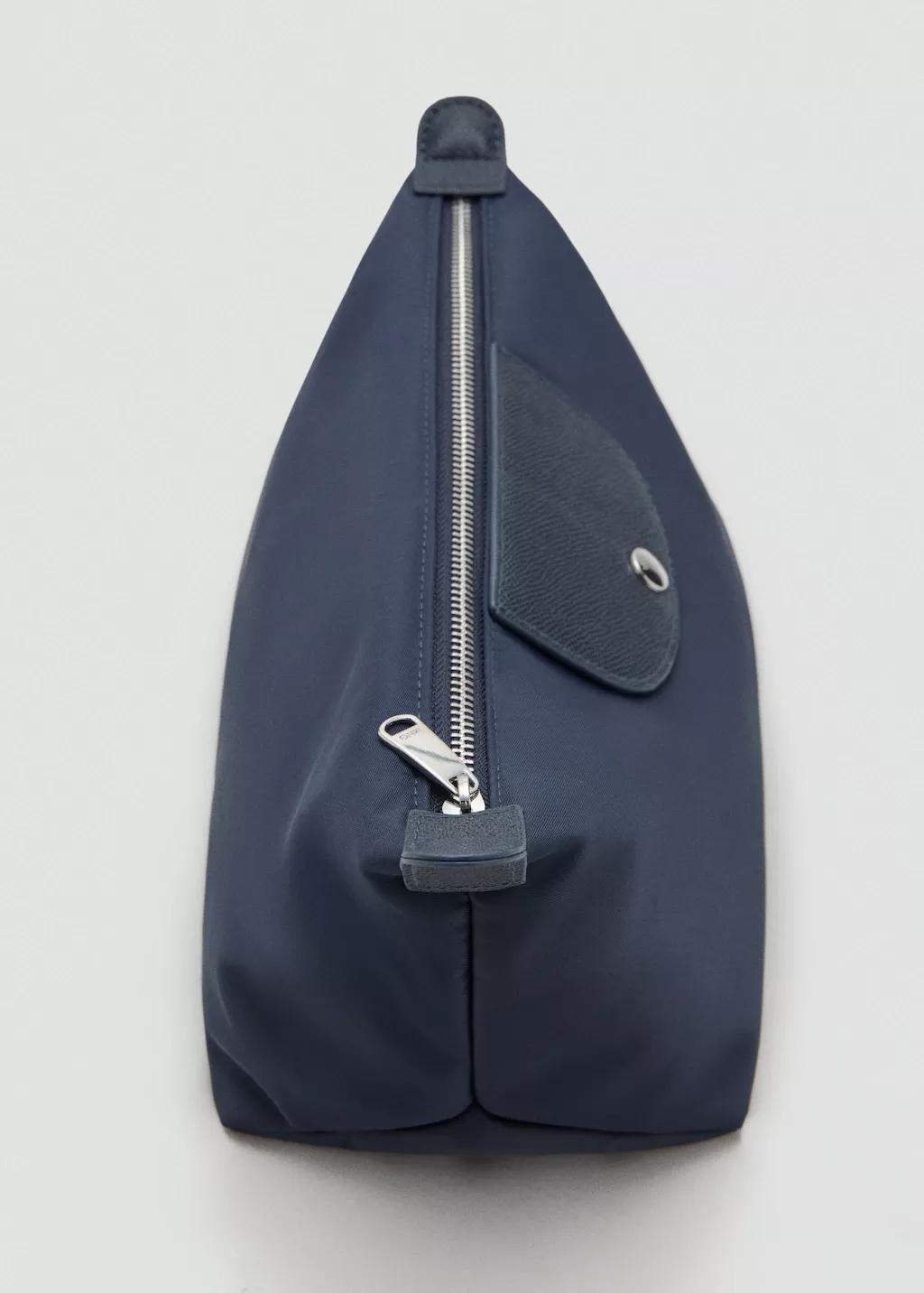 Navy Large Combined Toiletry Bag, Navy, large image number 1