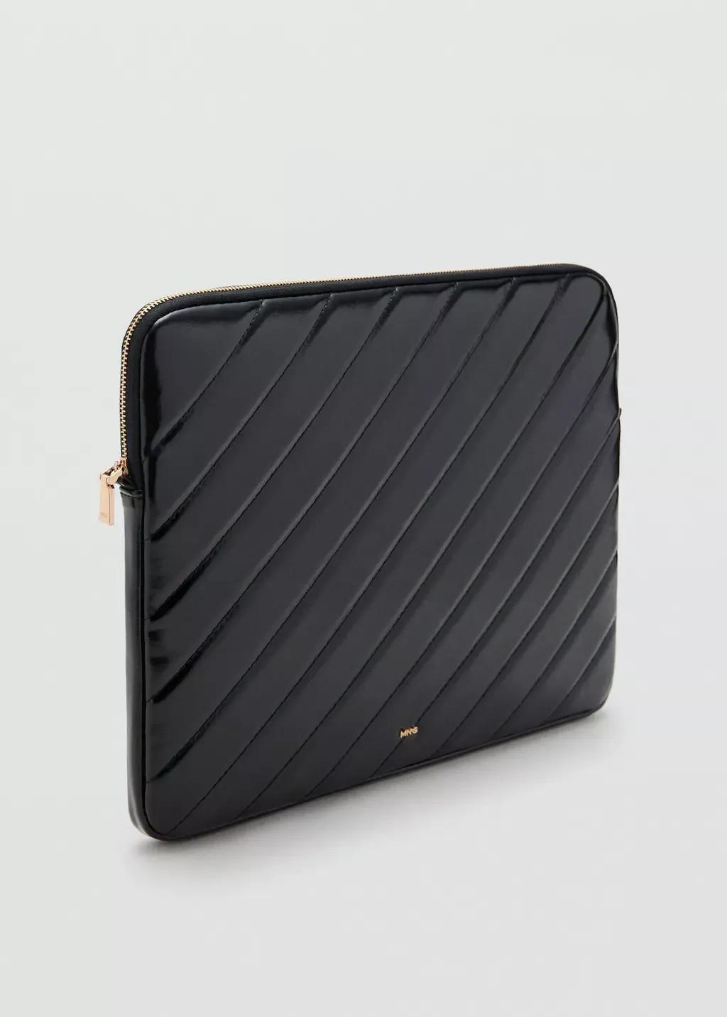 Black Padded Laptop Case, , medium
