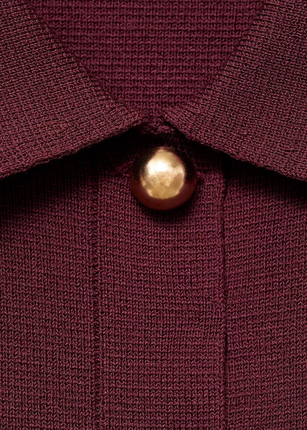 Red Pocket Knit Jacket, , large image number 9