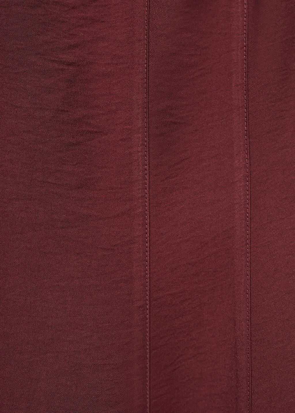 Red Midi-Dress With Stitching, , large image number 1