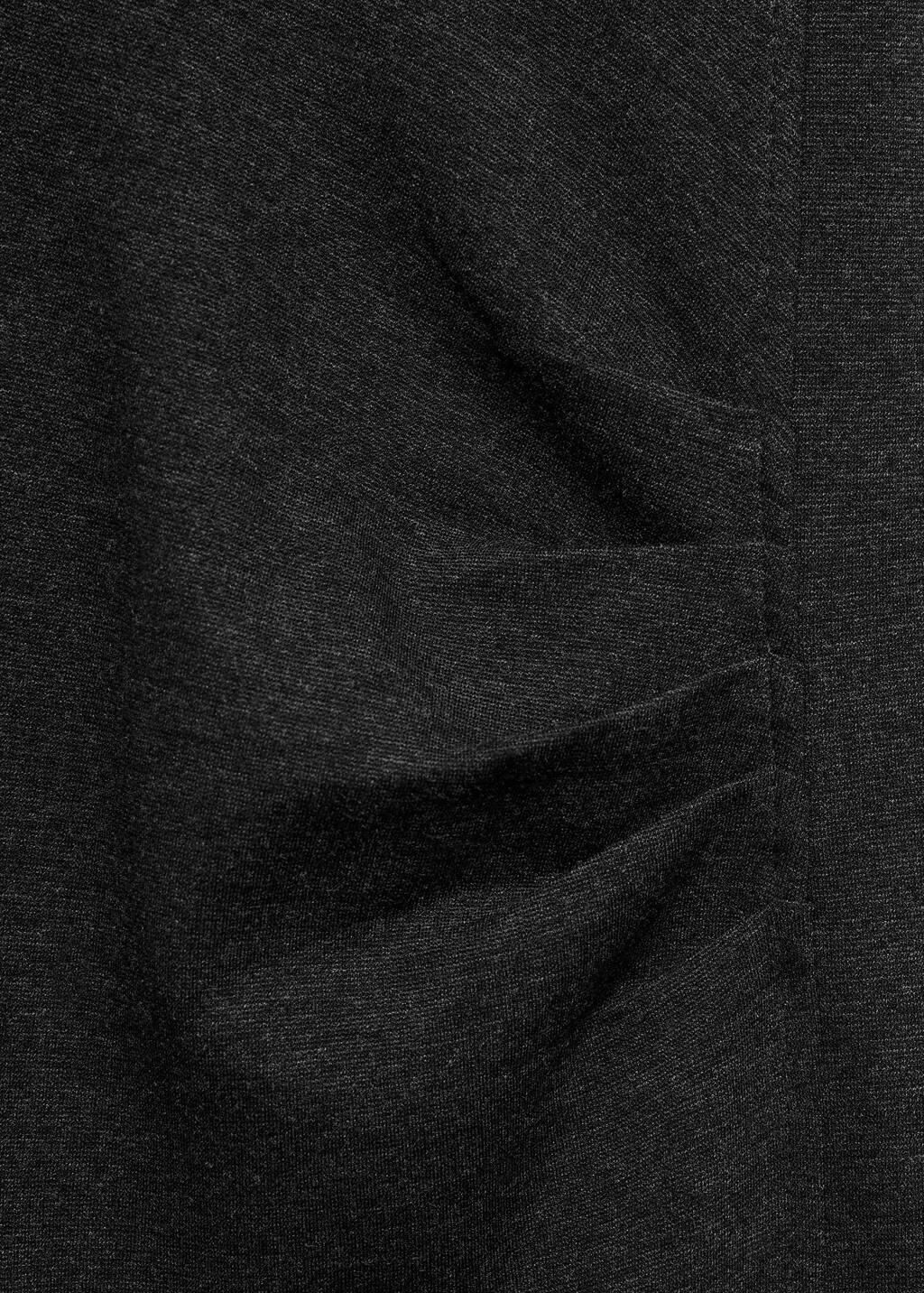 Grey Cut-Out Ruched Dress, , large image number 1