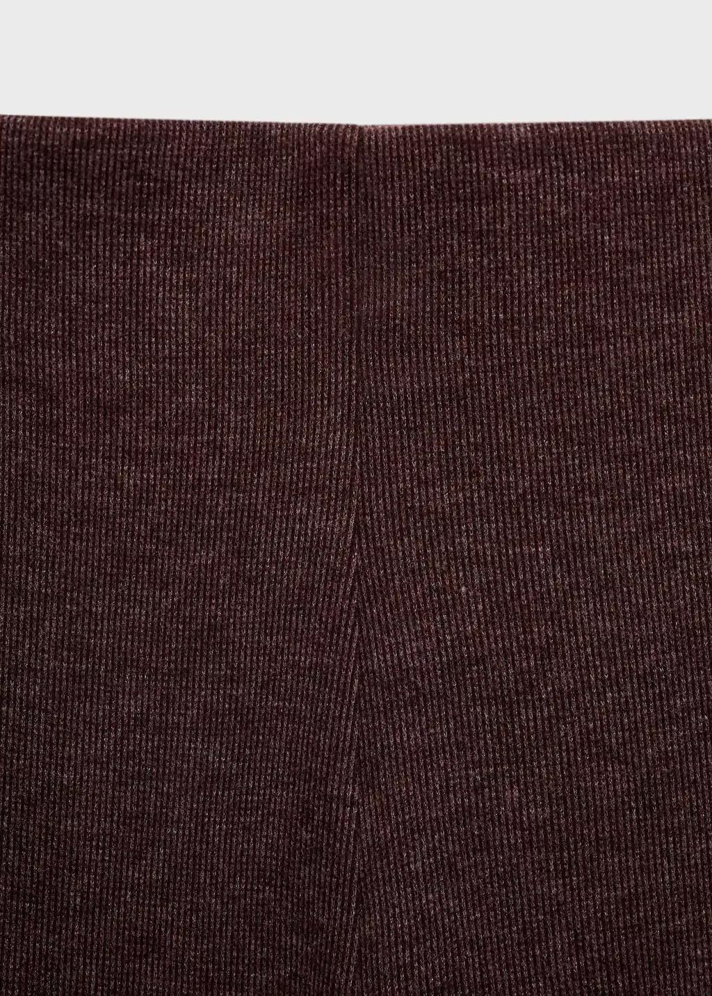 Red Knitted Trousers With Elastic Waistband, , large image number 2