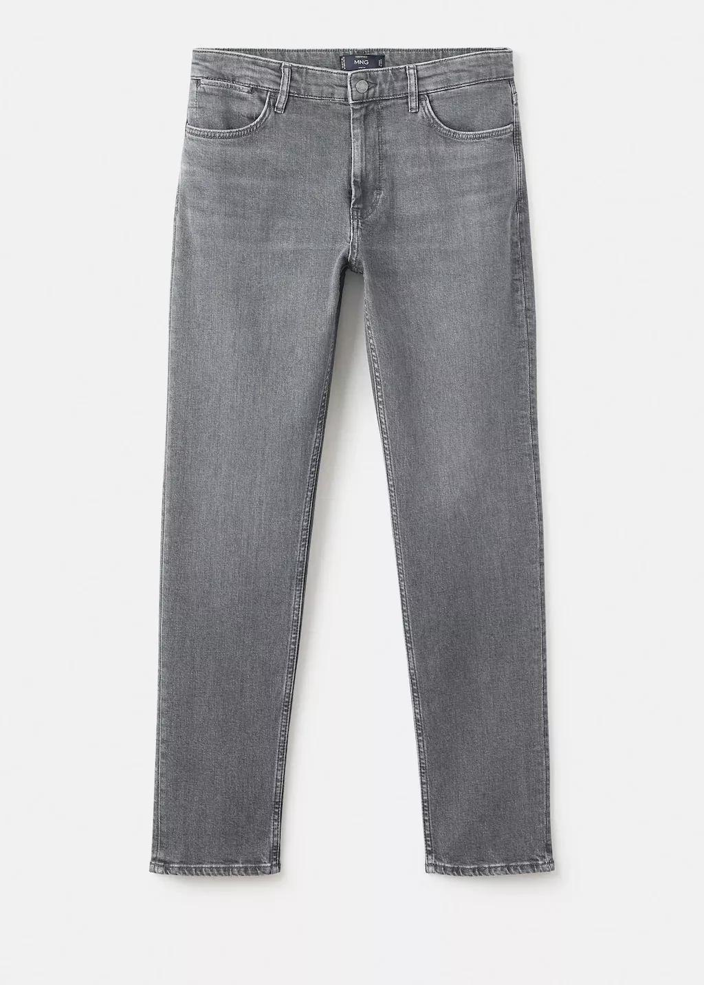 Grey Slim Fit Ultra Soft Touch Patrick Jeans, Open Grey, medium