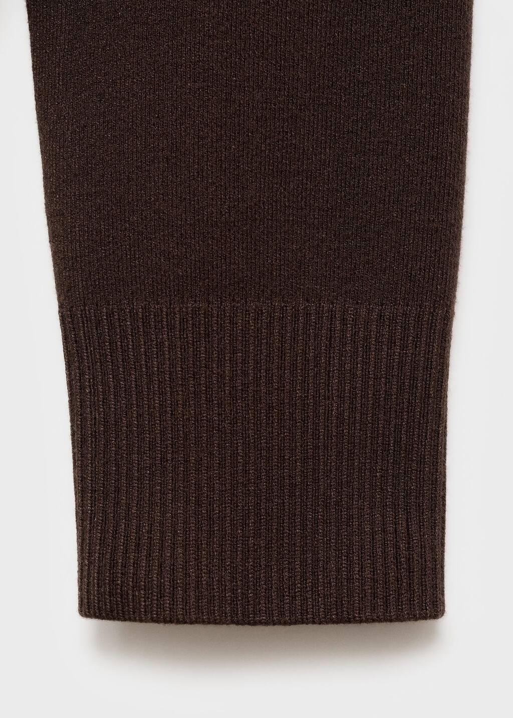 Brown Cross-Over Cardigan With Jewel Button, 0201_32, large image number 1