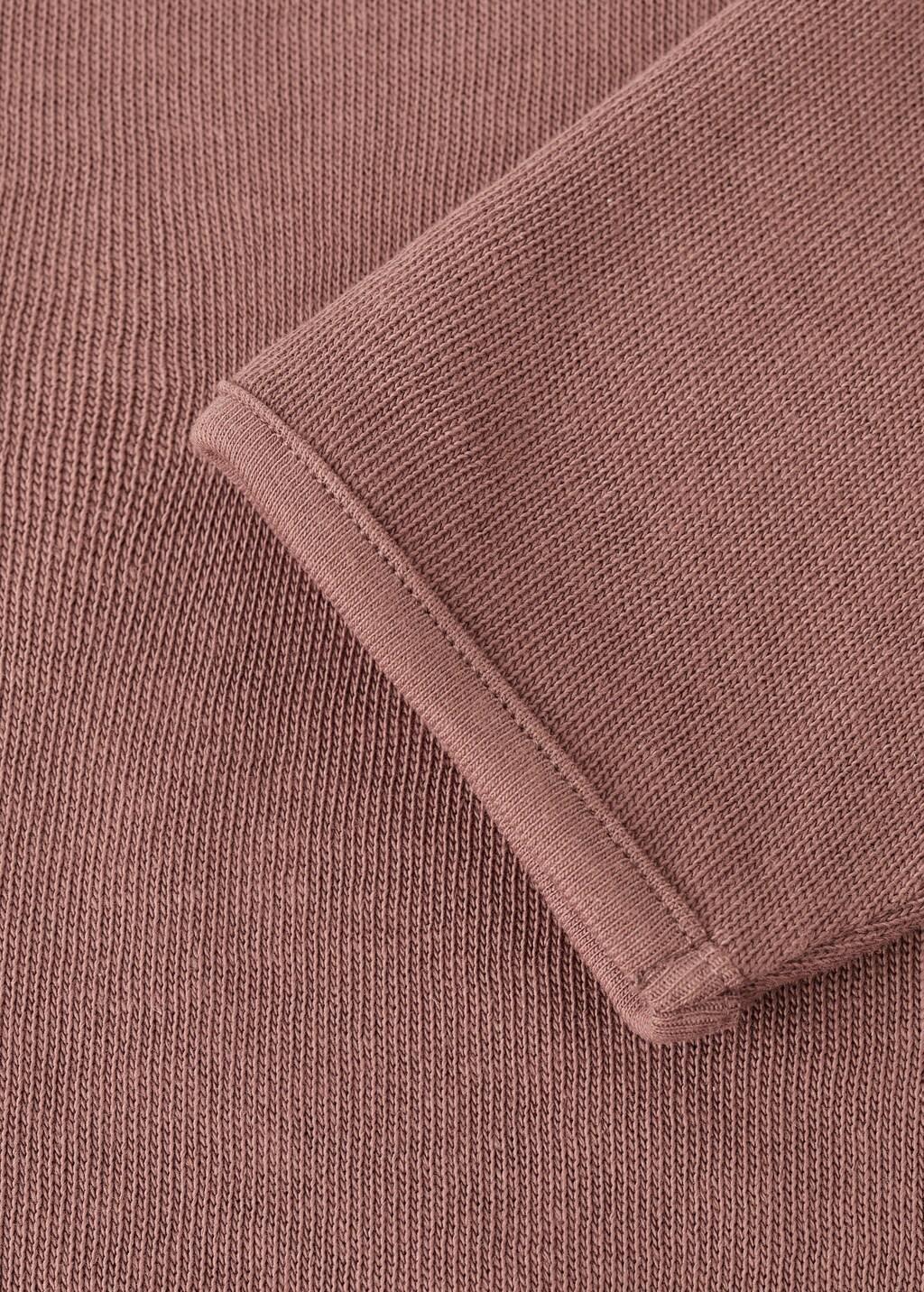 Brown Cotton Knitted T-Shirt, Baby Boy, Medium Brown, medium