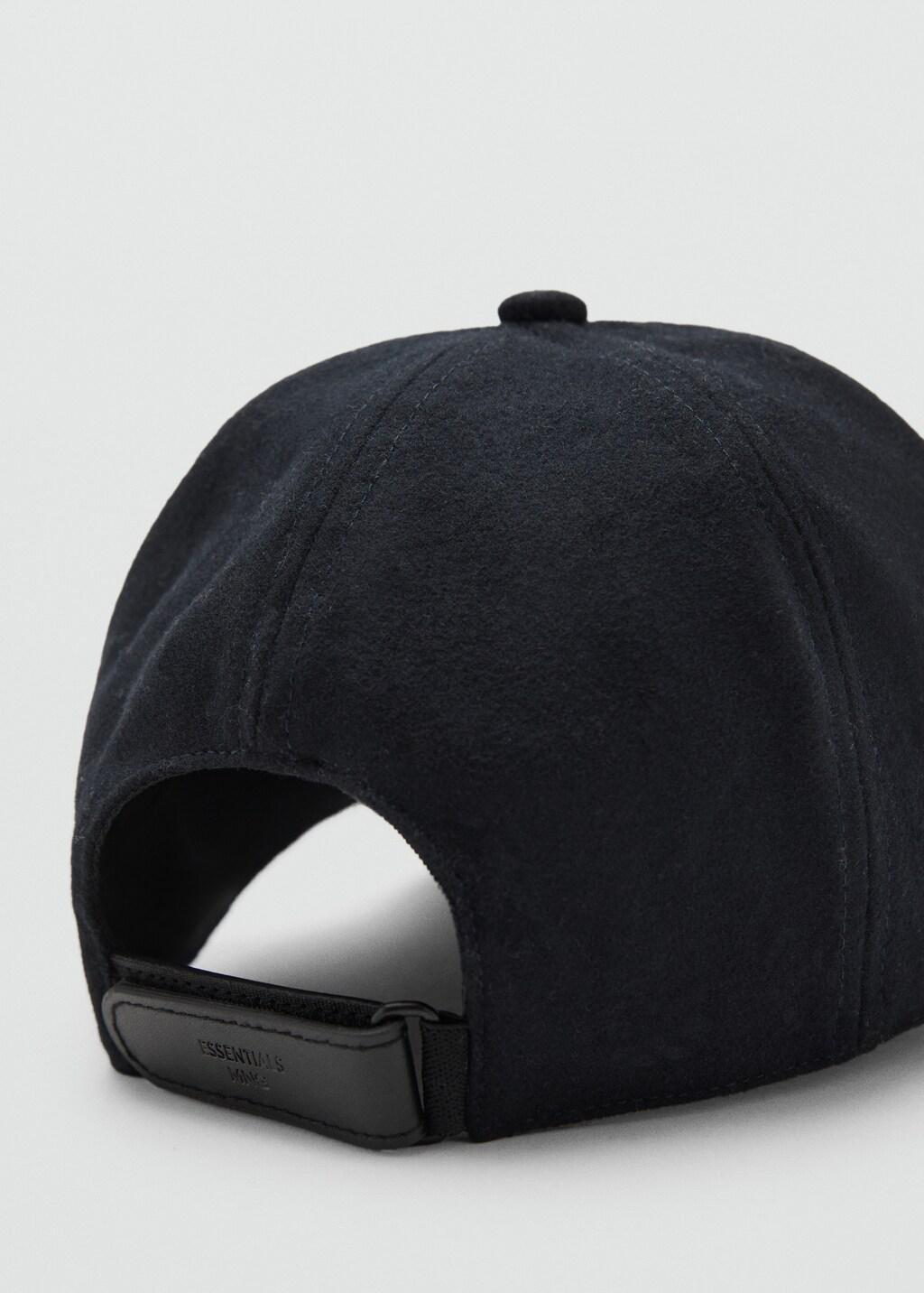 Navy Wool-Blend Cap, Navy, large image number 1
