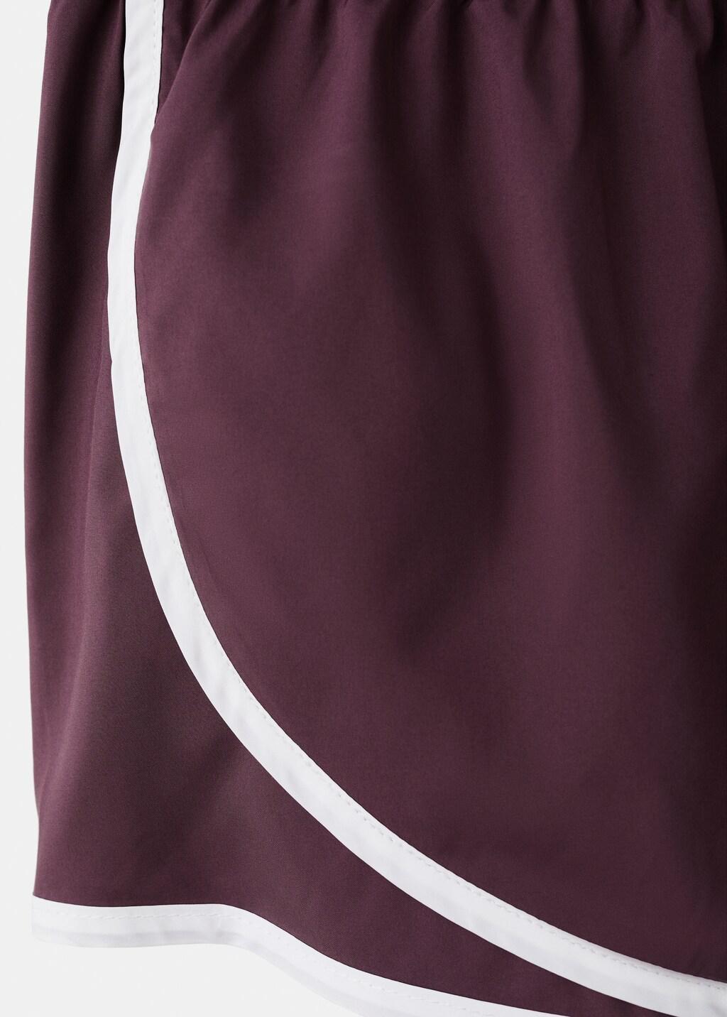 Red Shorts With Contrasting Stripes, 0201_76, large image number 5