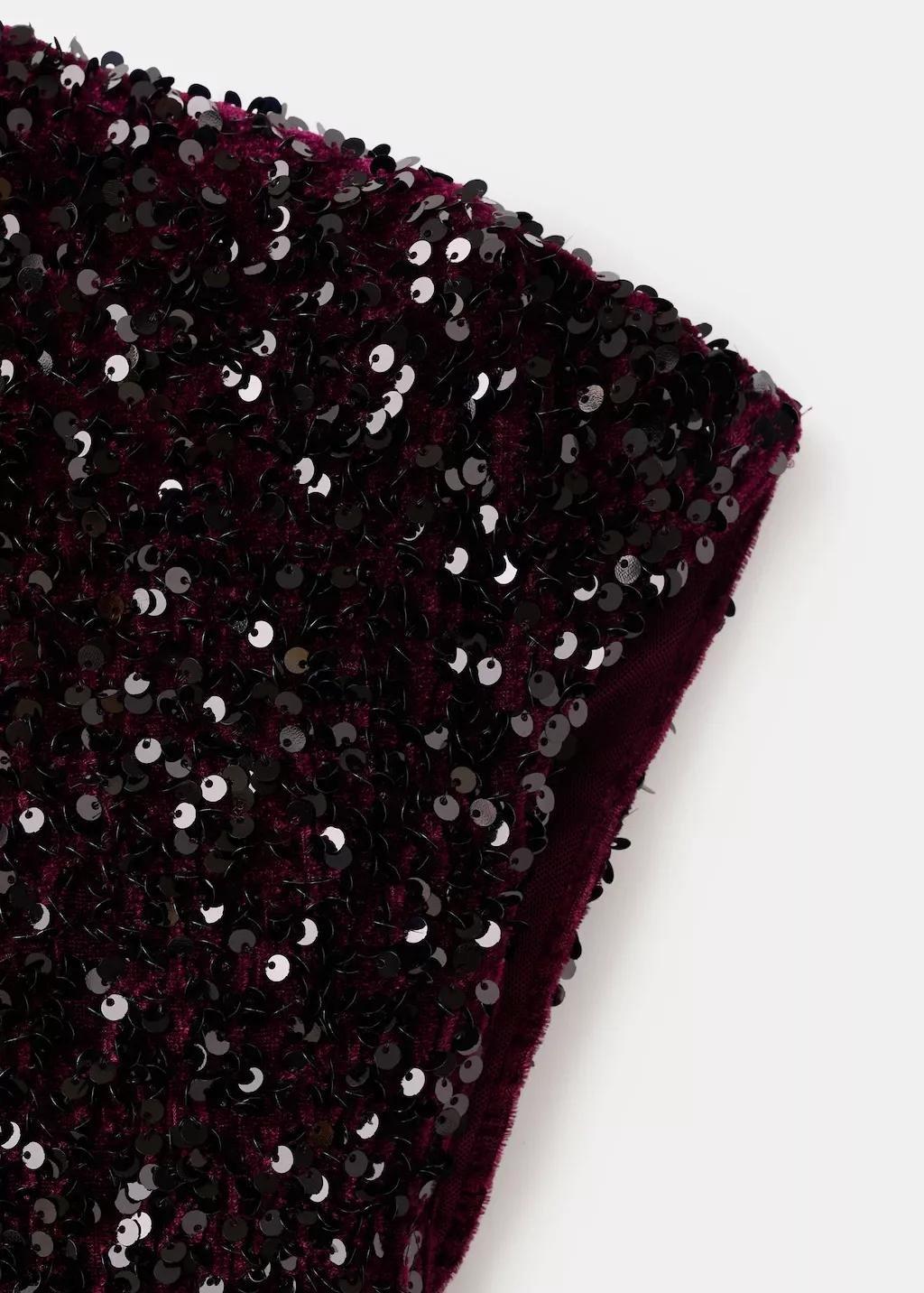 Red Sequin Dress With Open Back, 0201_78, large image number 1