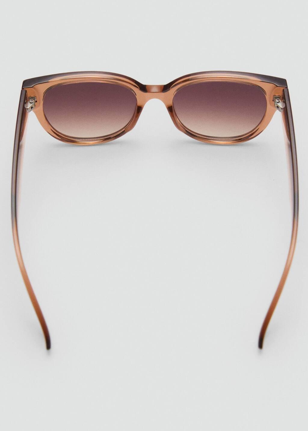 Orange Lt Pastel Round-Framed Sunglasses, Light-Pastel Orange, large image number 1