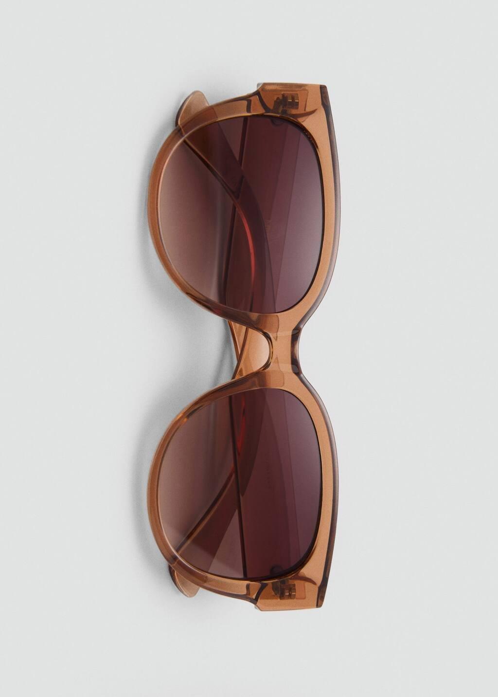 Orange Lt Pastel Round-Framed Sunglasses, Light-Pastel Orange, large image number 2