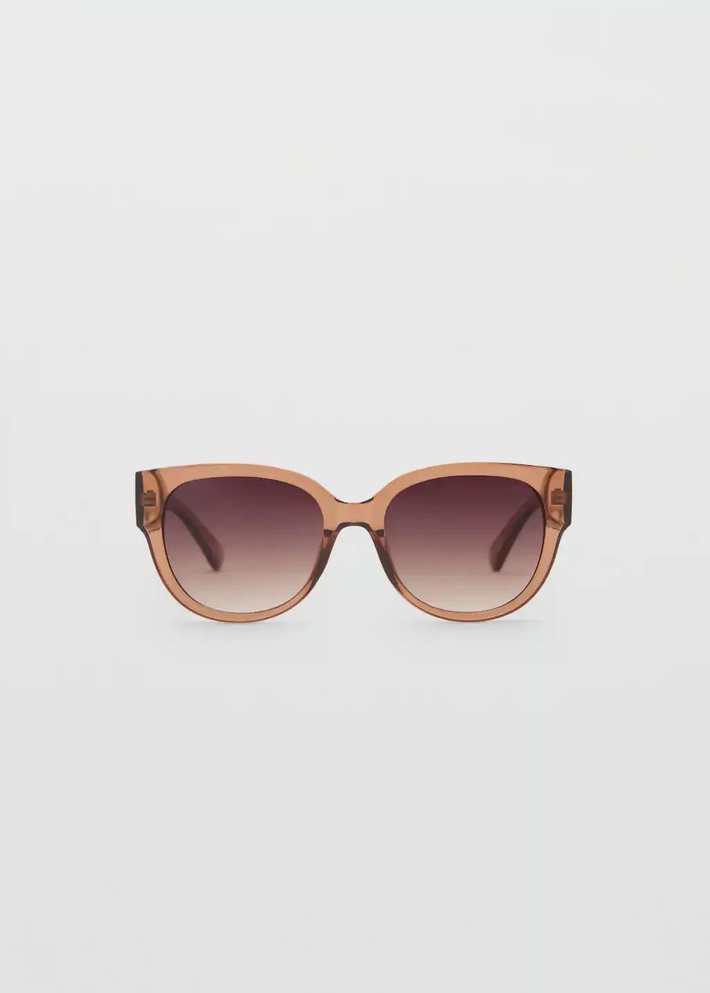 Orange Lt Pastel Round-Framed Sunglasses, Light-Pastel Orange, large image number 3