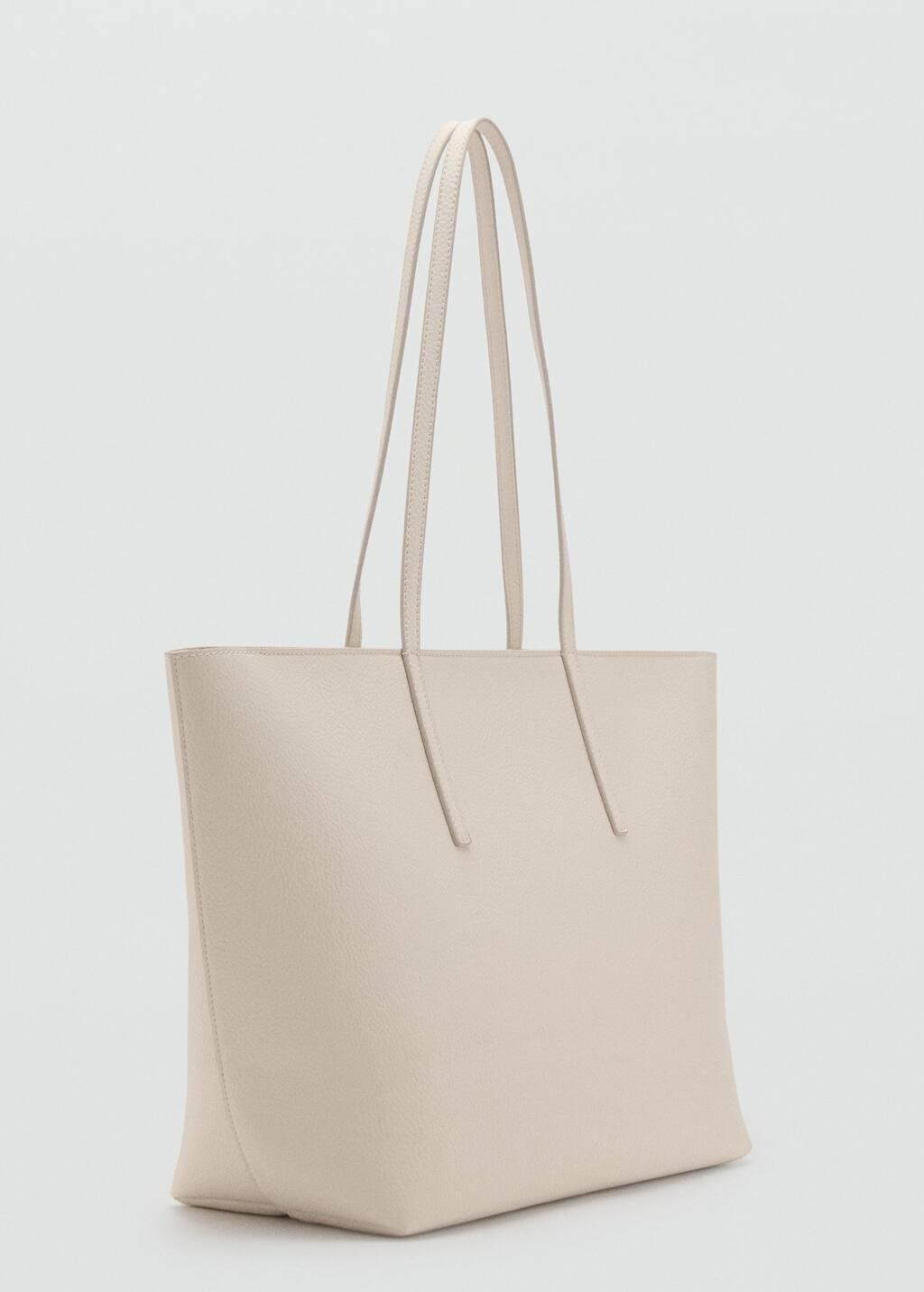 White Shopper bag with double handle, 0201_02, large image number 0