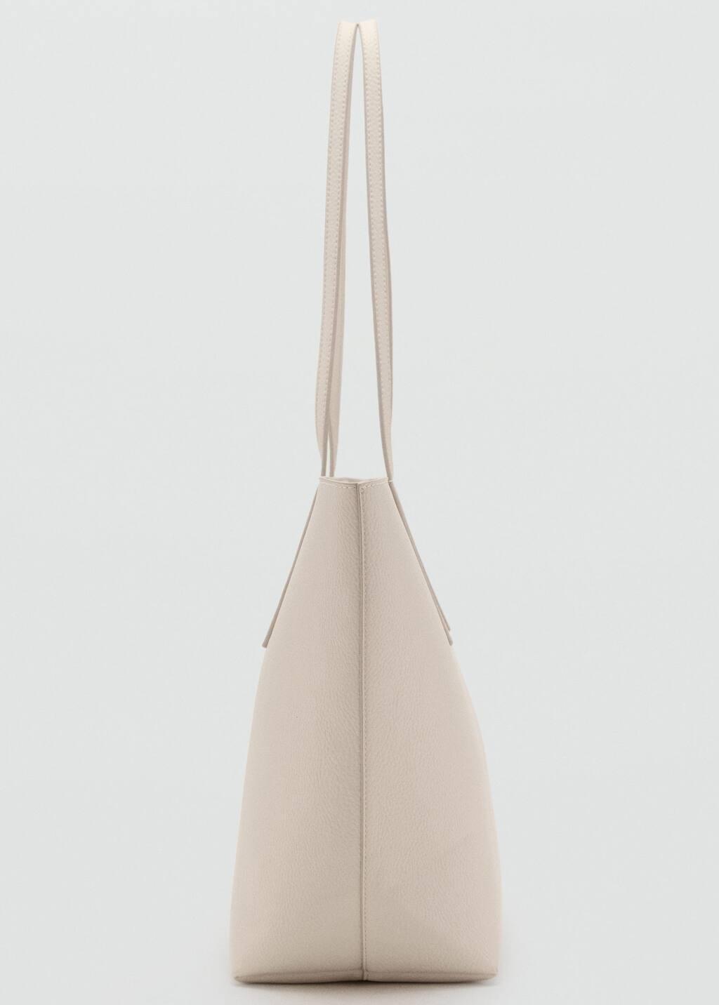 White Shopper bag with double handle, 0201_02, large image number 1