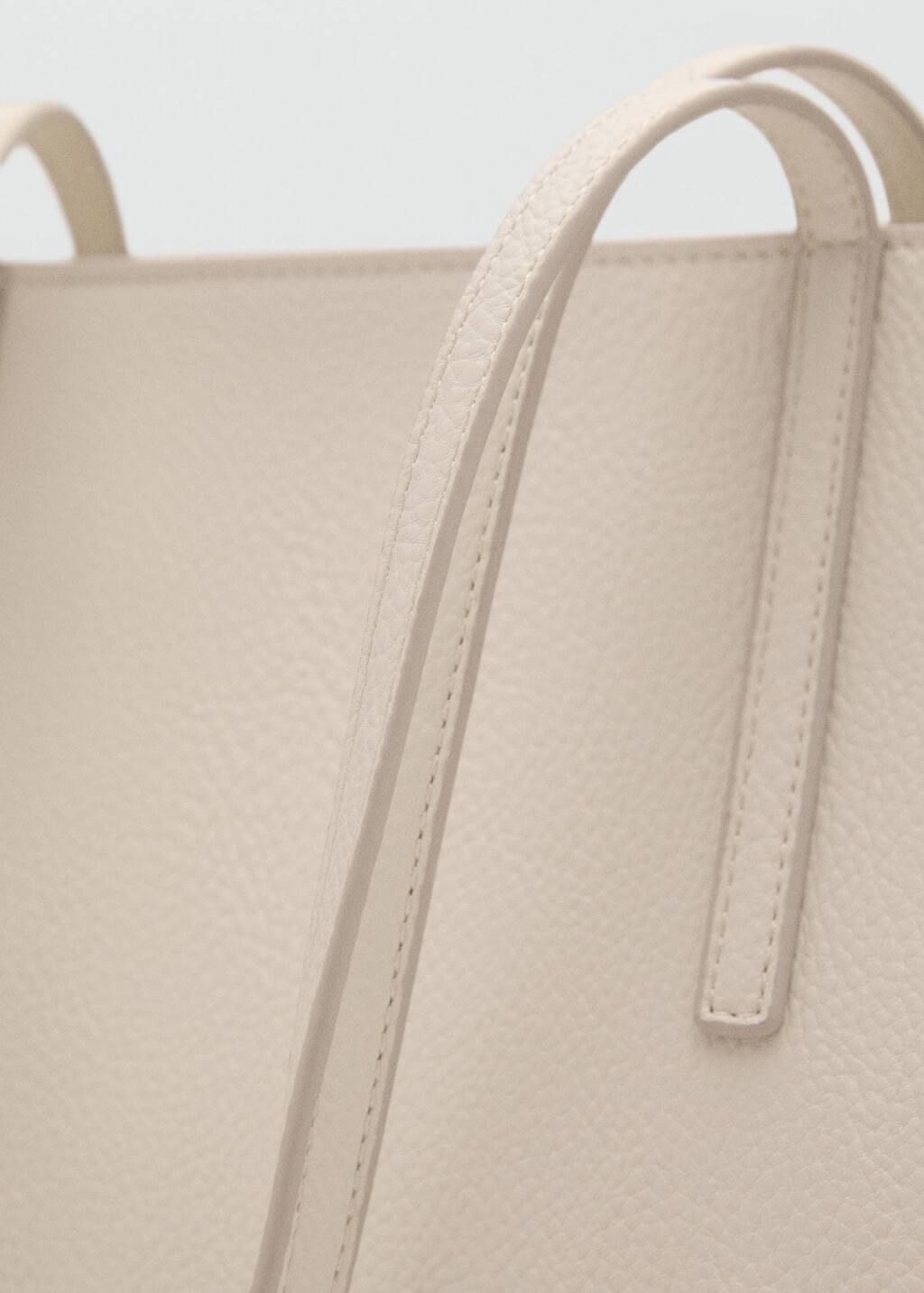 White Shopper bag with double handle, 0201_02, large image number 2