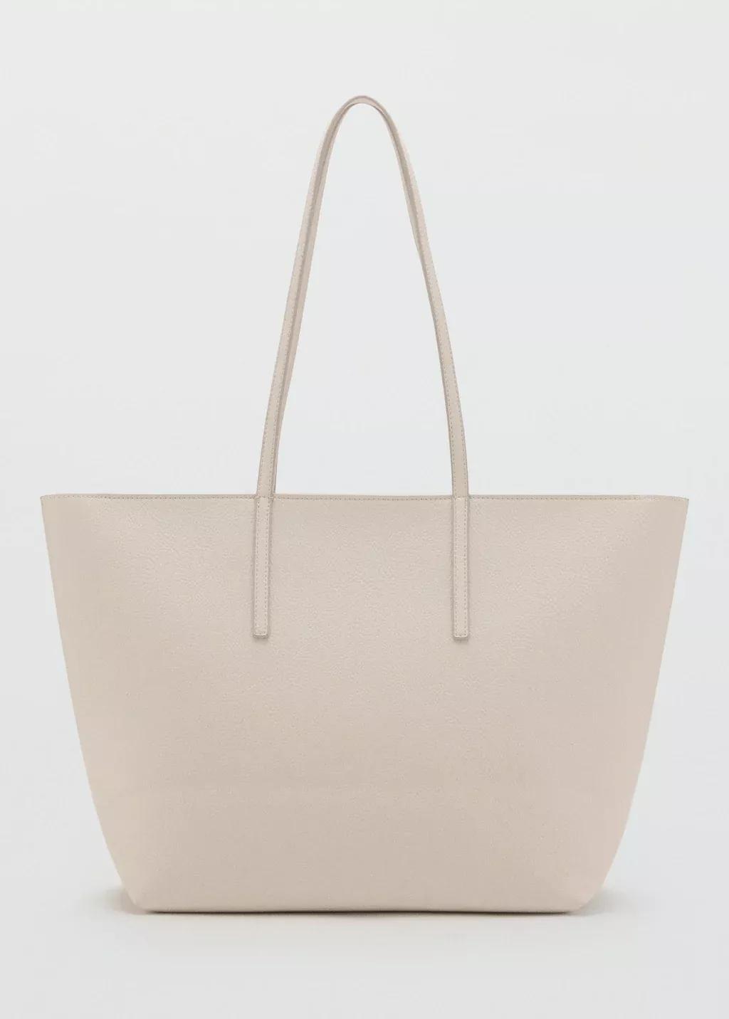 White Shopper bag with double handle, 0201_02, large image number 3