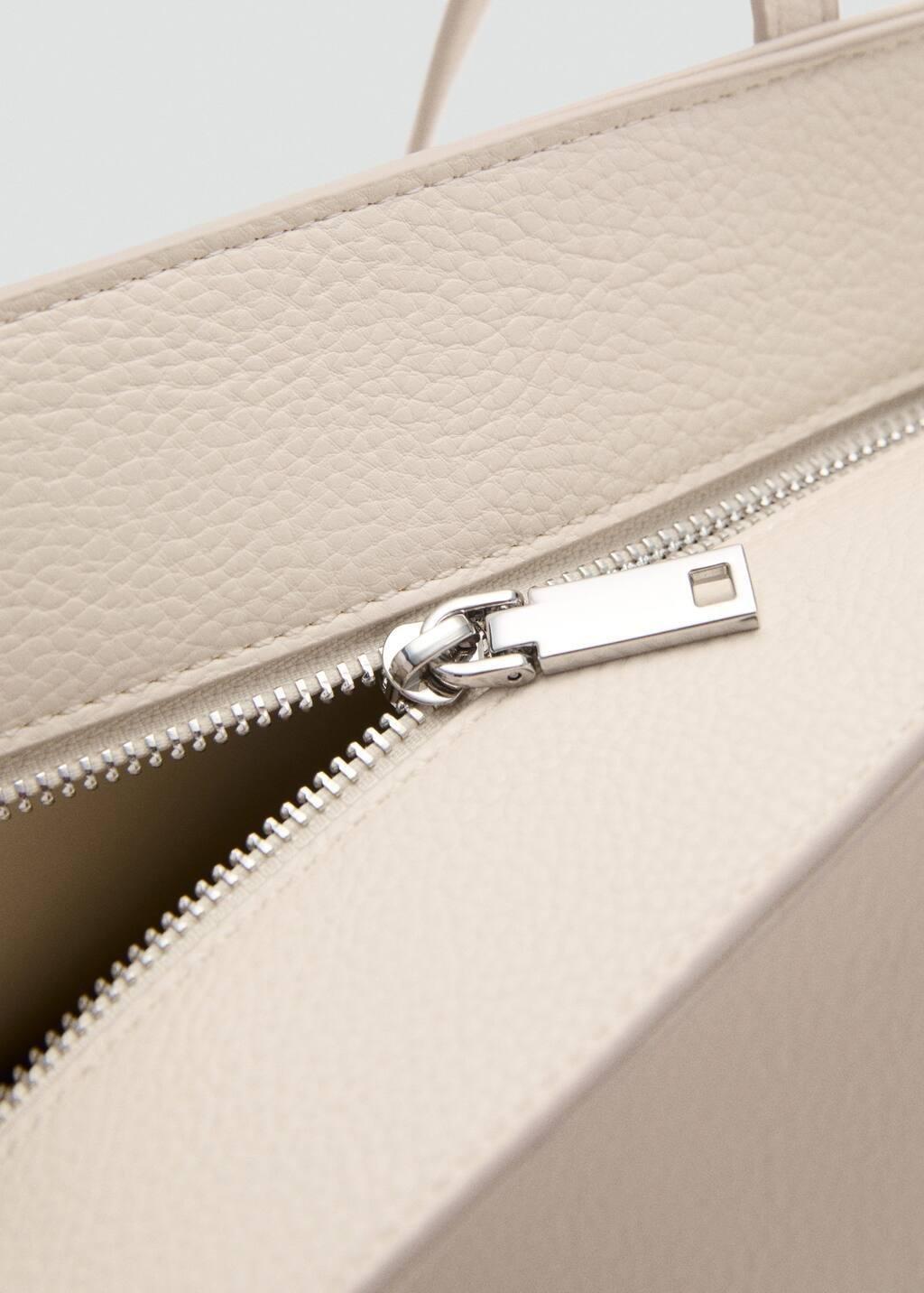 White Shopper bag with double handle, 0201_02, large image number 4