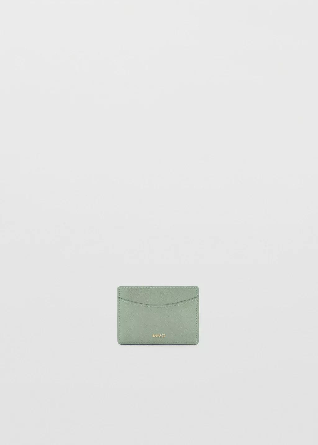 Turquoise Leather-Effect Card Holder, Turquoise - Aqua, large image number 4
