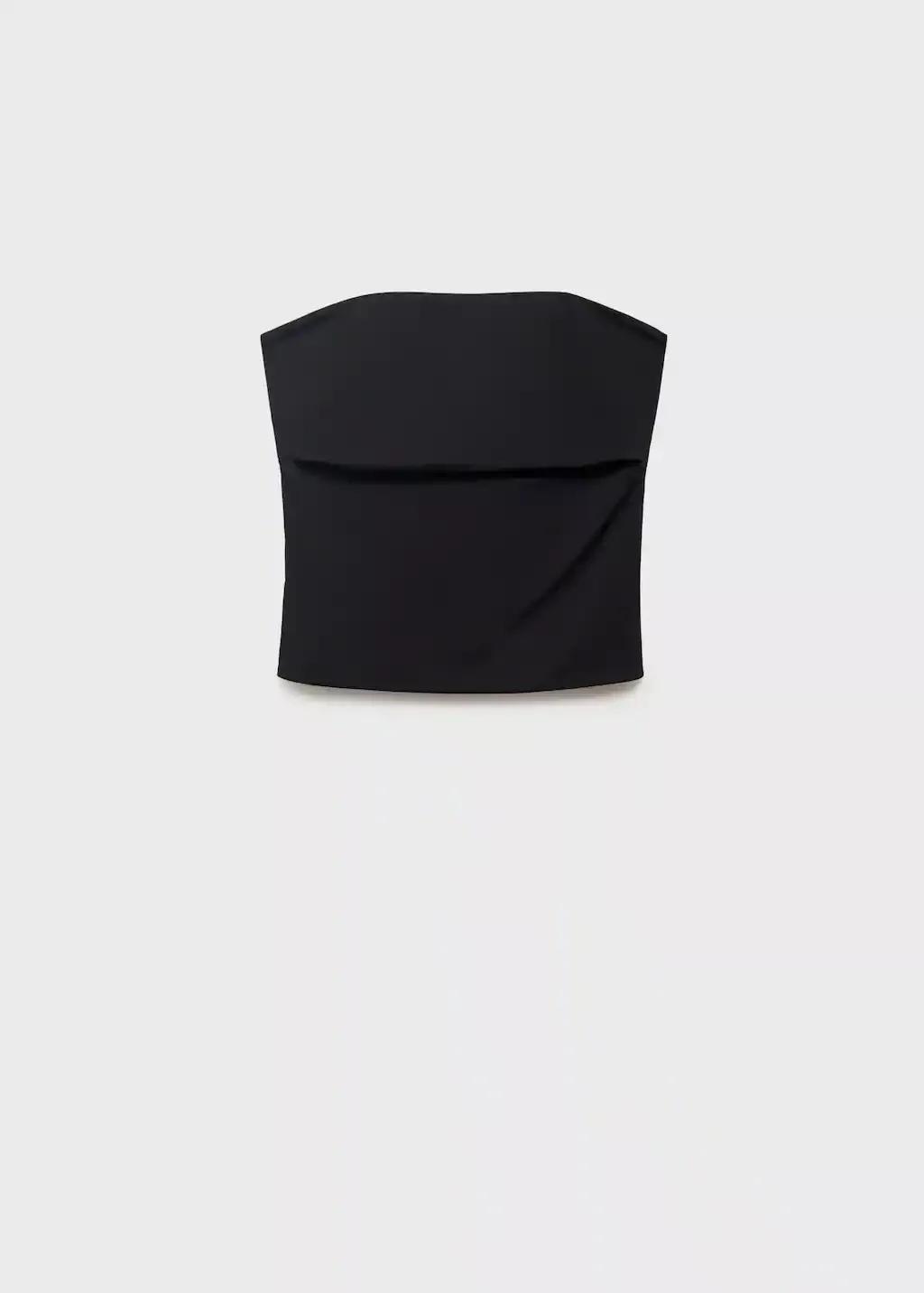 Black Bandeau Top, , large image number 3