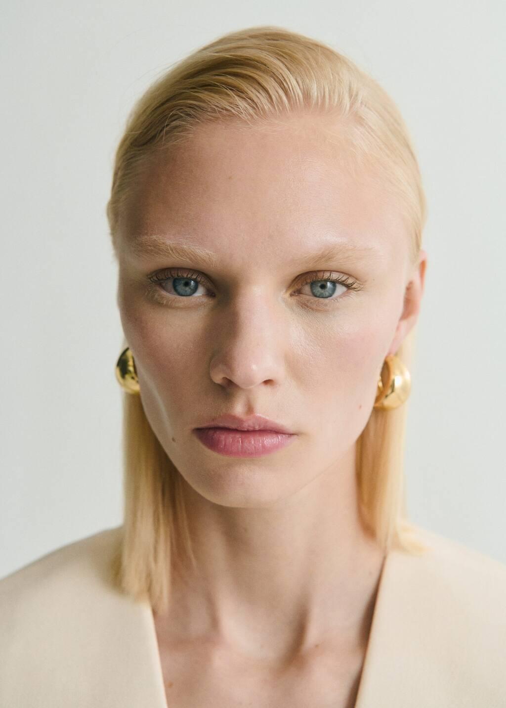 YELLOW Flowy suit waistcoat, Yellow, medium