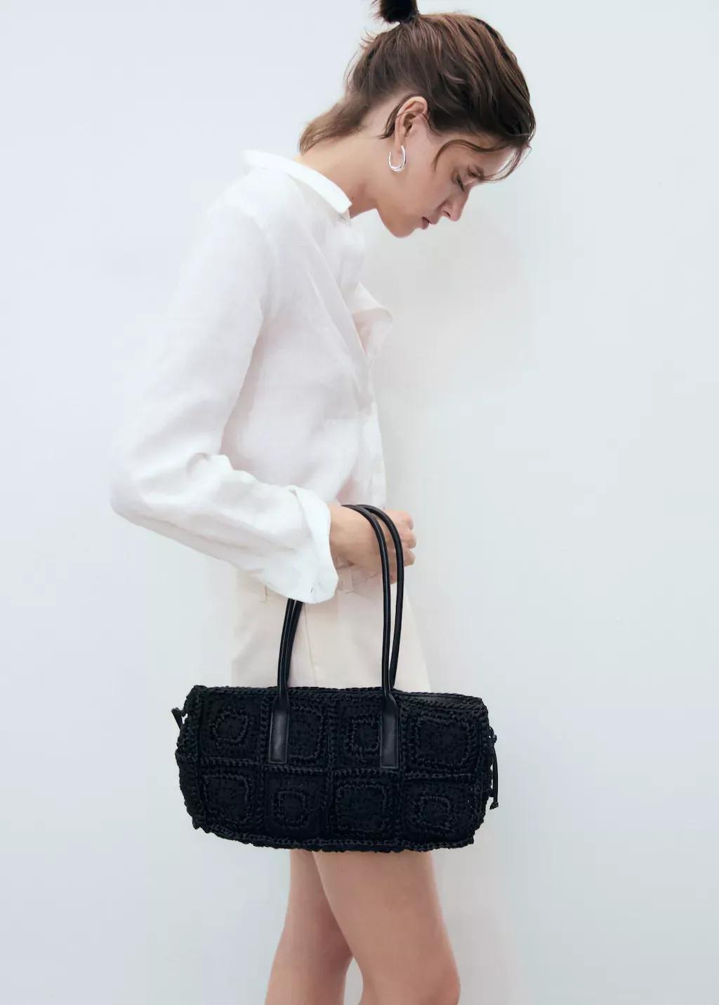 WHITE Denim culottes with double belt, White, large image number 1