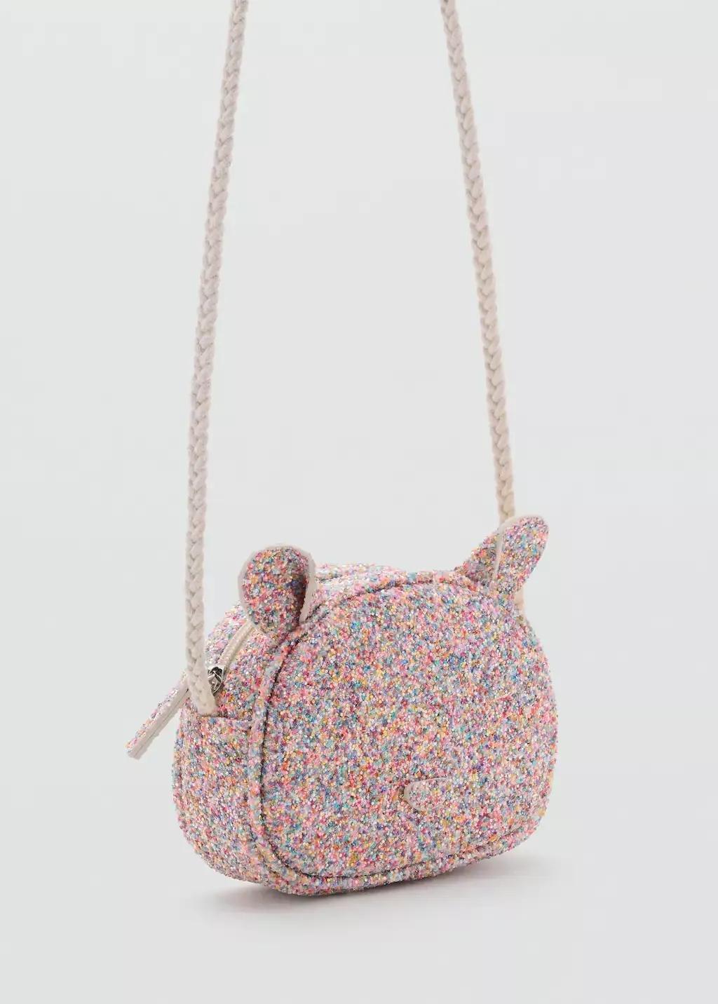 PINK Sequin ear bag, Kids Girl, Pink, large image number 0