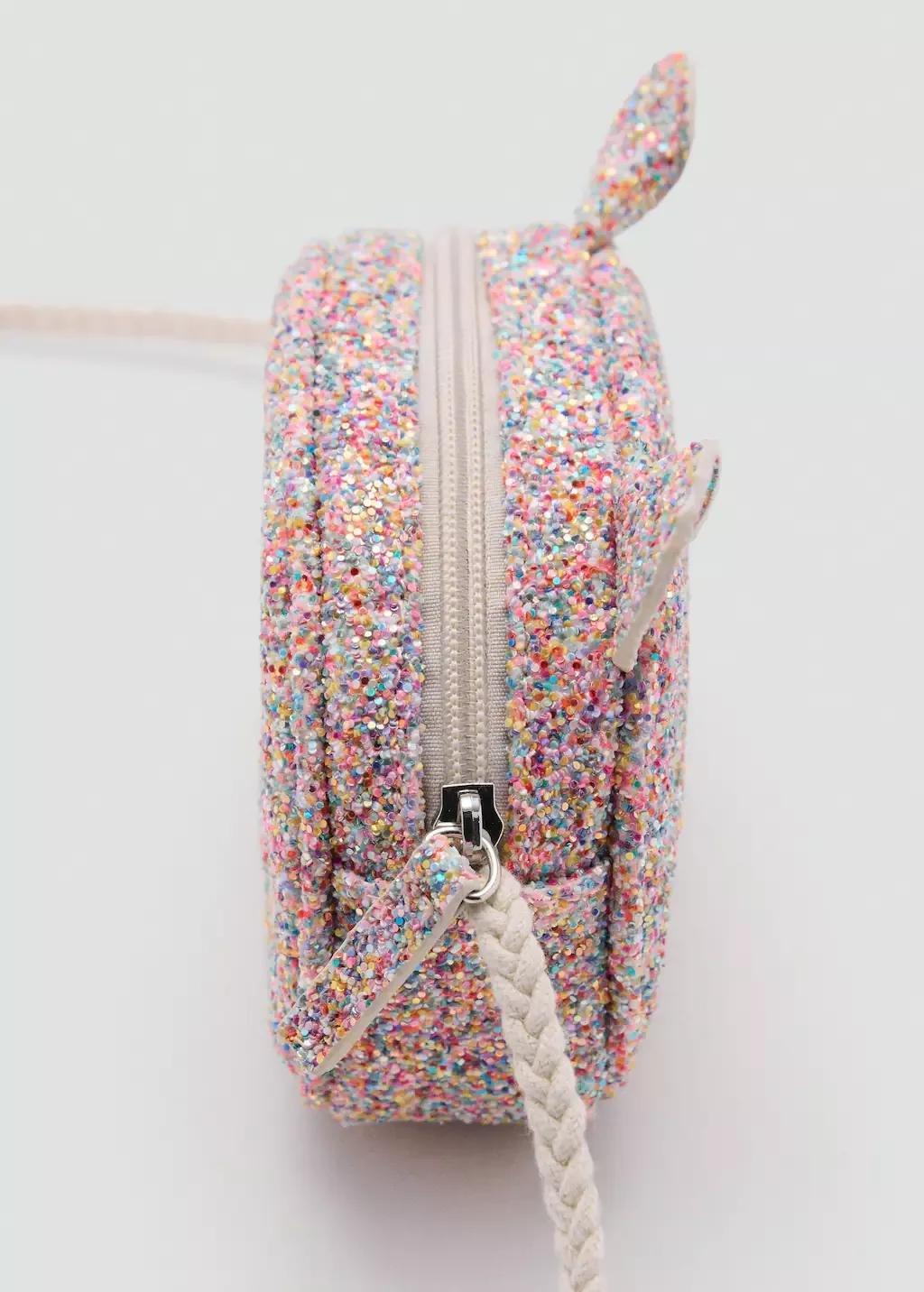 PINK Sequin ear bag, Kids Girl, Pink, large image number 1
