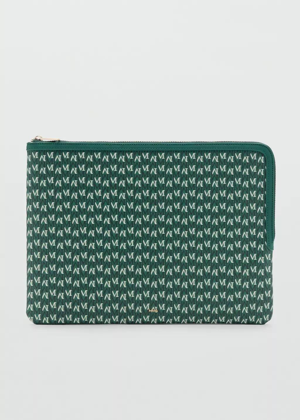 Green Laptop Case With Printed Logo, Green, large image number 3