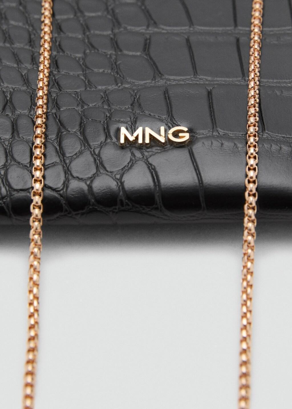 Black Crocodile Mobile Case, Black, large image number 6