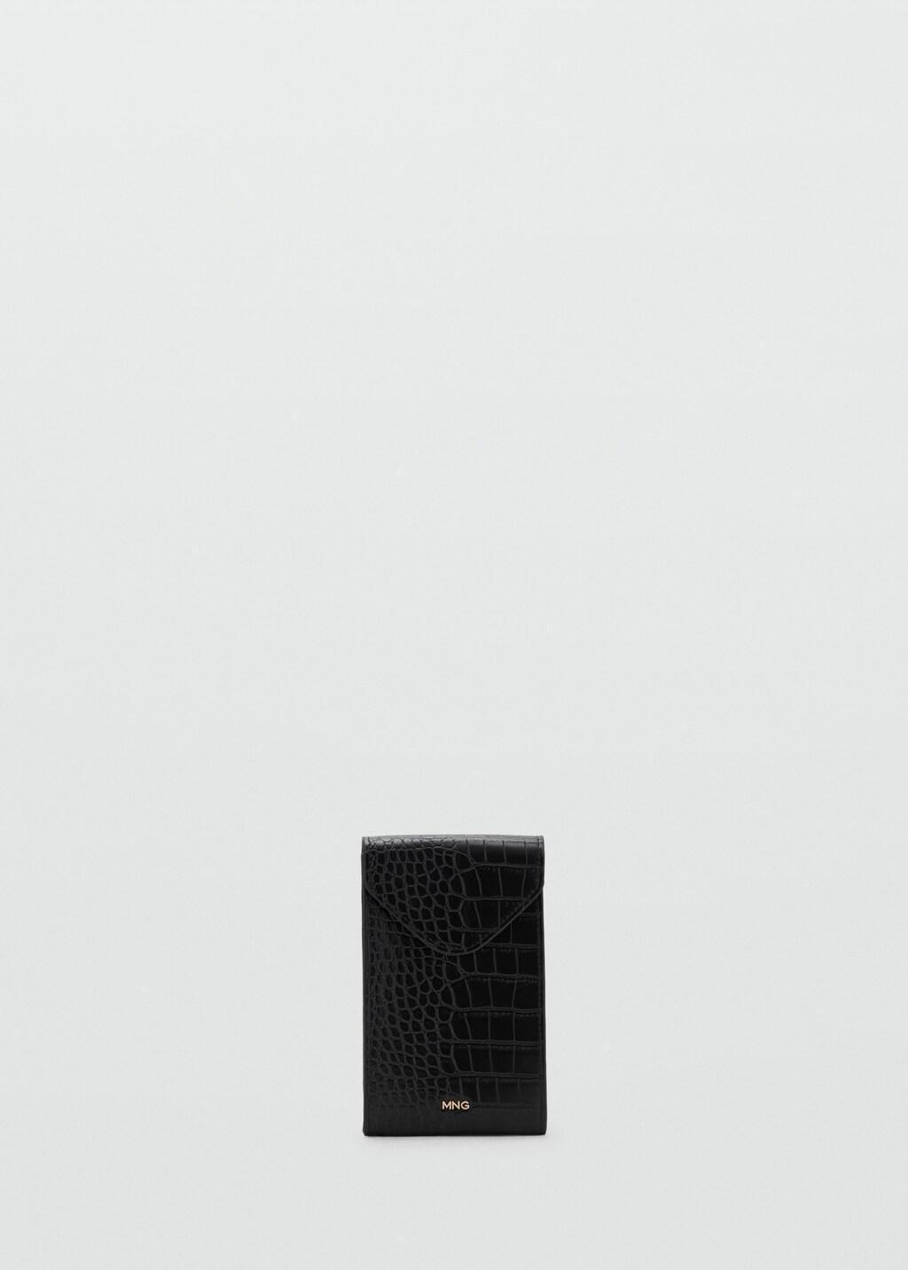 Black Crocodile Mobile Case, Black, large image number 10
