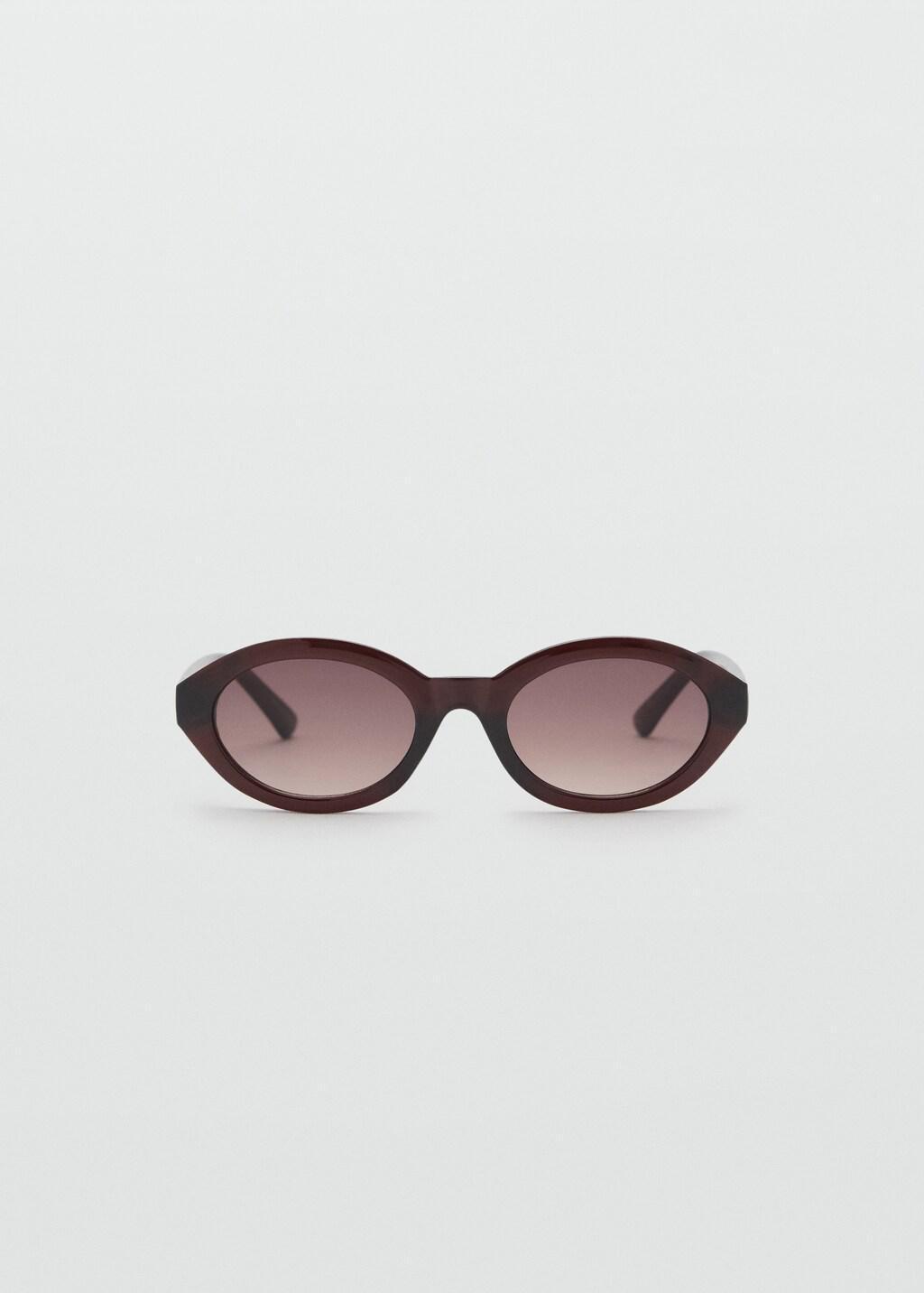 Brown Round-Framed Sunglasses, Brown, large image number 9