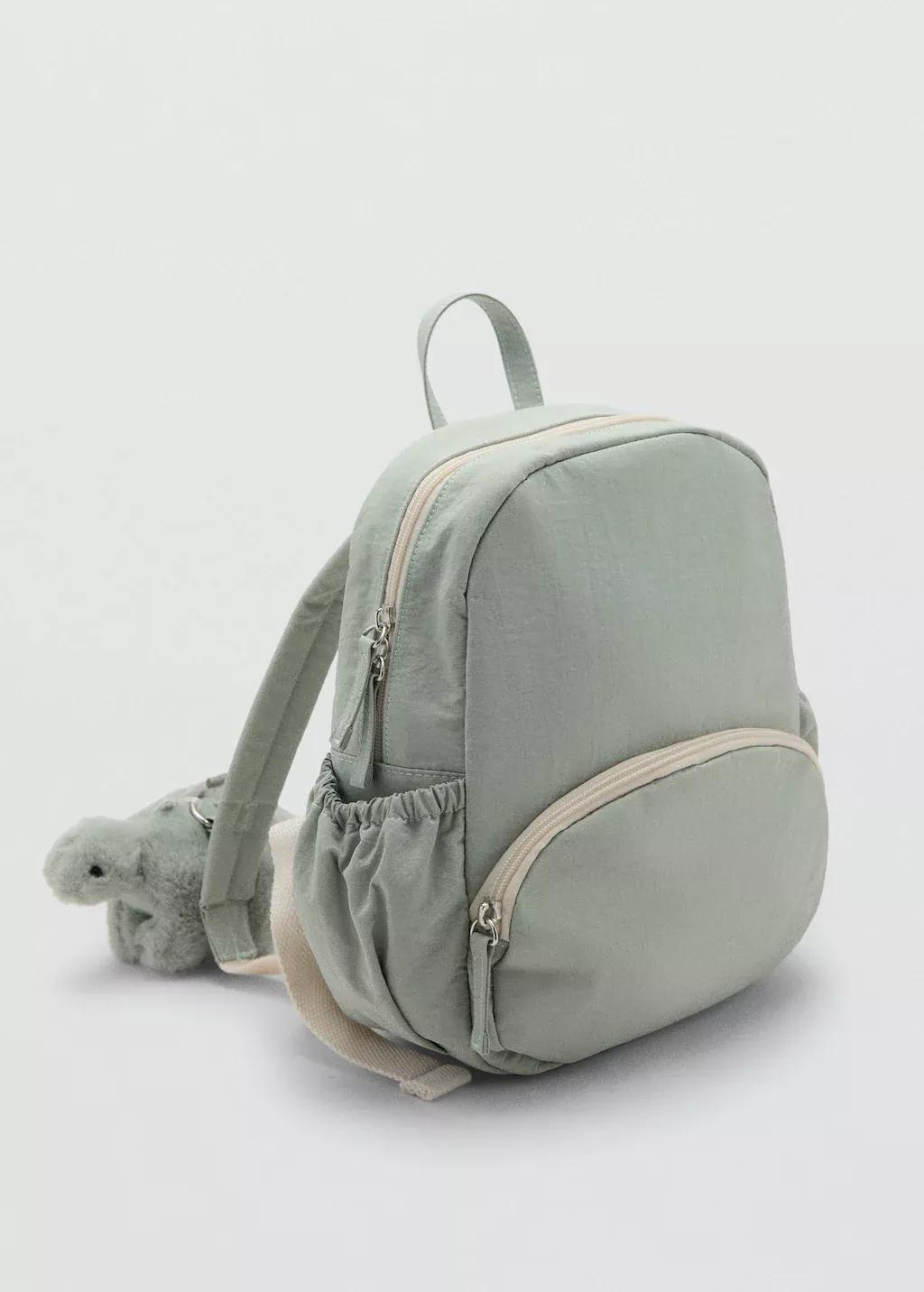 Turquoise Dinosaur Backpack, Baby Boys, Turquoise - Aqua, large image number 0