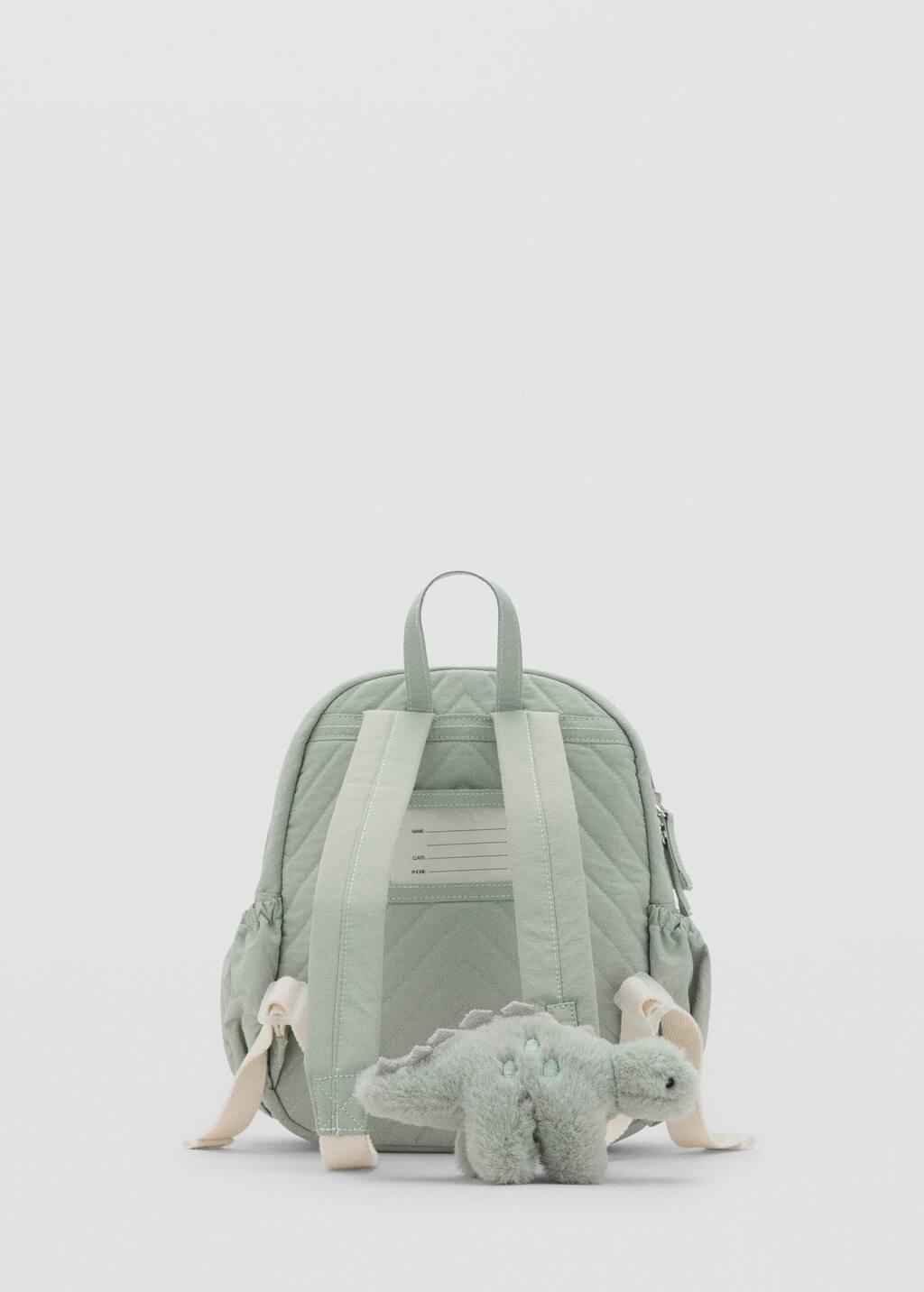 Turquoise Dinosaur Backpack, Baby Boys, Turquoise - Aqua, large image number 1