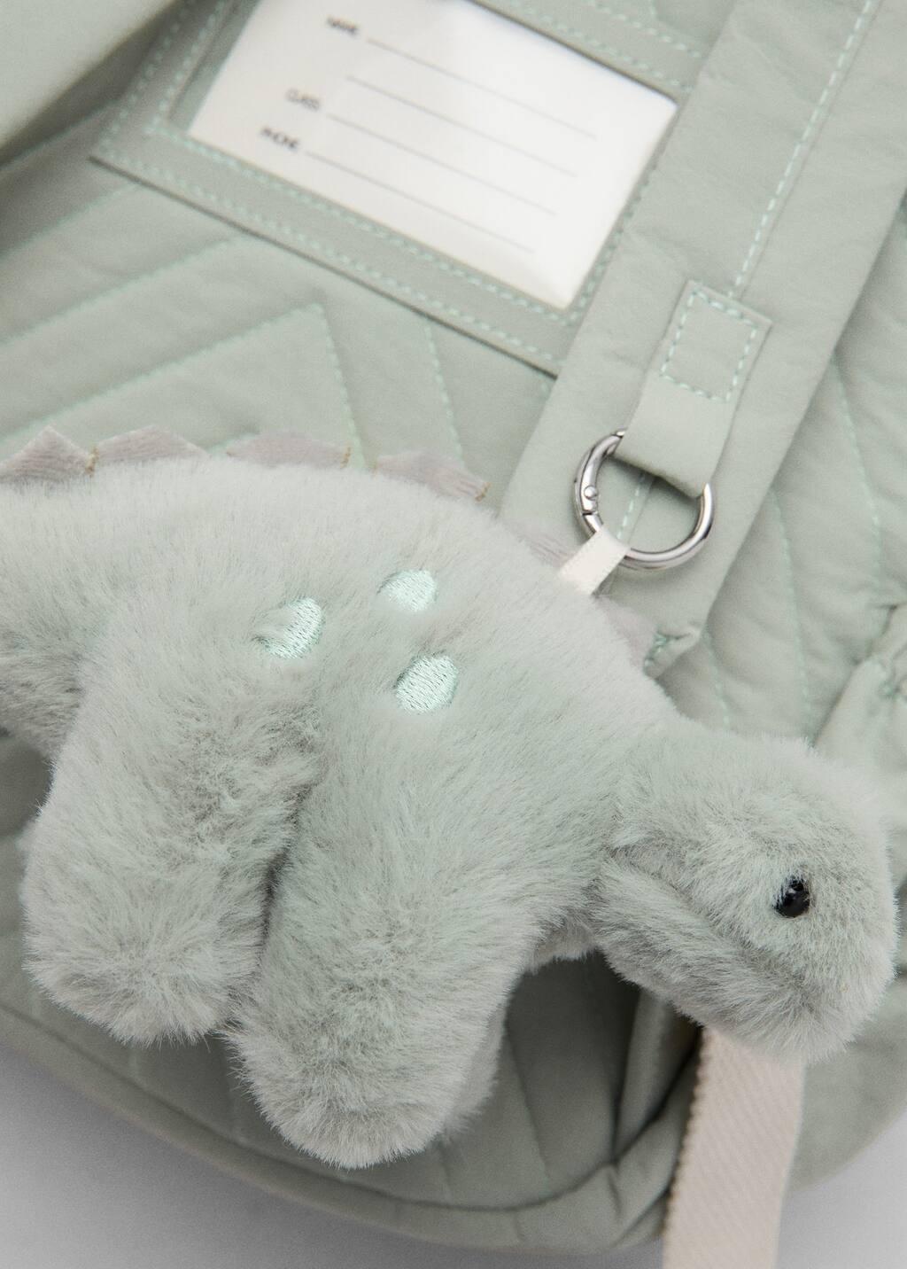 Turquoise Dinosaur Backpack, Baby Boys, Turquoise - Aqua, large image number 2