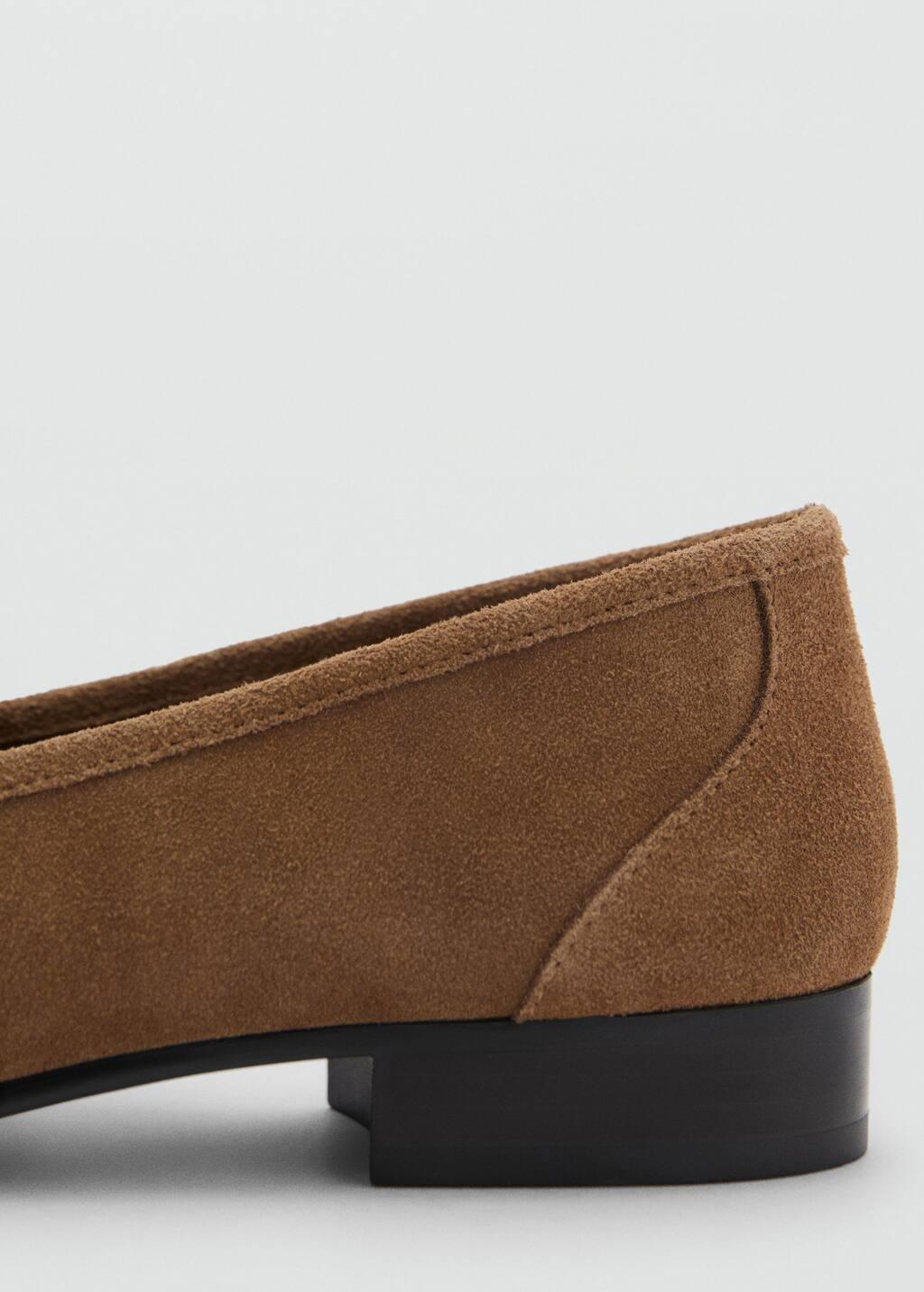 Brown Suede Moccasins With Buckle, , large image number 1