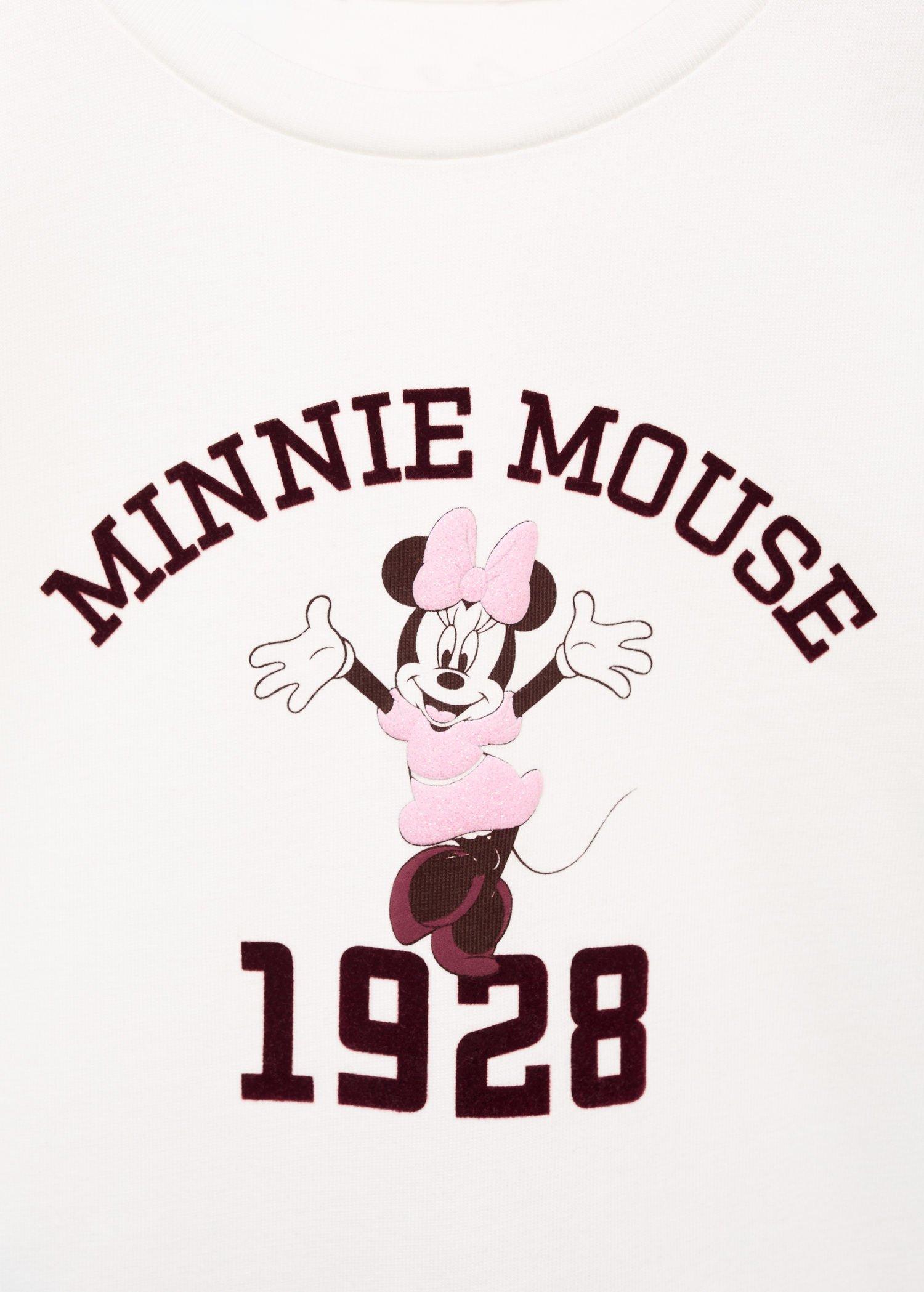 White Minnie Mouse T-Shirt, Baby Girl, , large image number 5