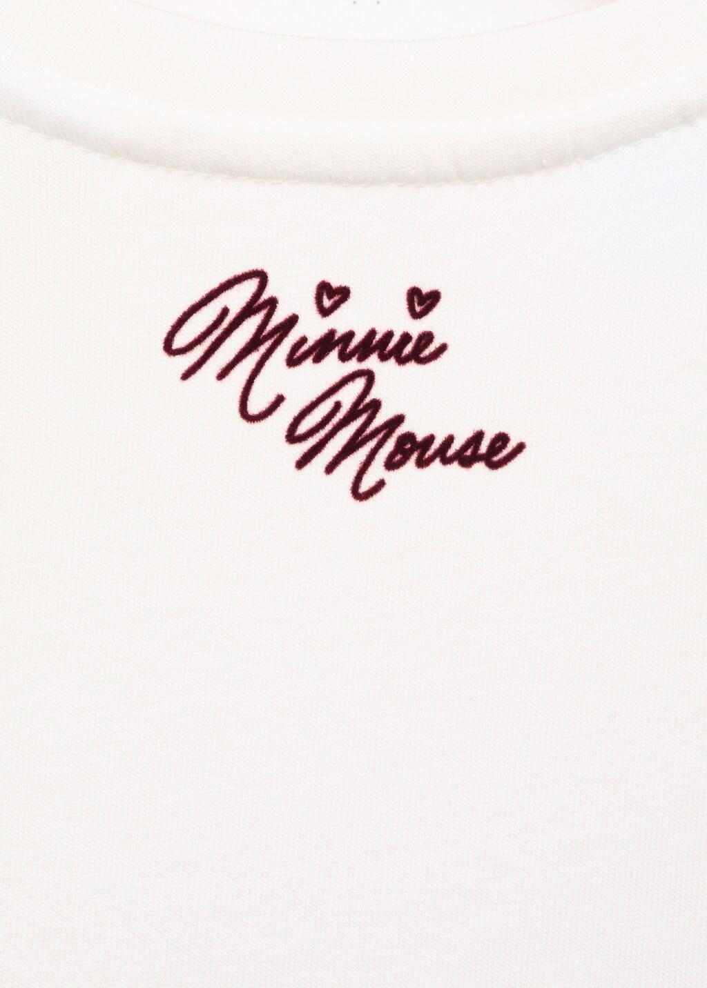 White Minnie Mouse T-Shirt, Baby Girl, , large image number 7