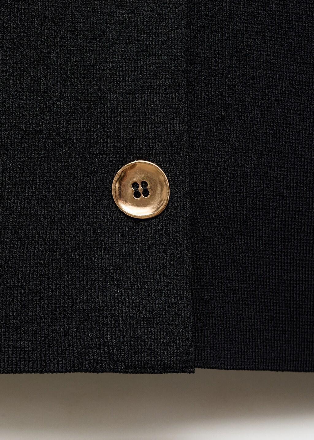 BLACK Fine-knit gilet, , large image number 5