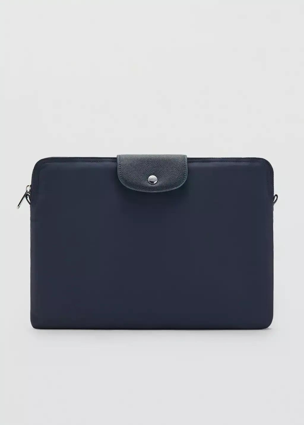 Blue Nylon Laptop Sleeve, 0201_56, large image number 3