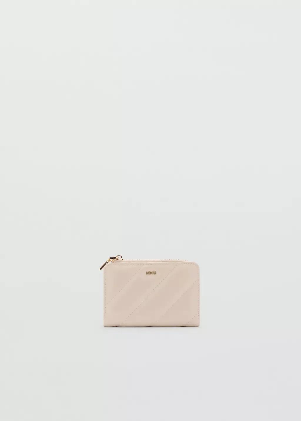 White Small Padded Wallet, Natural White, large image number 3