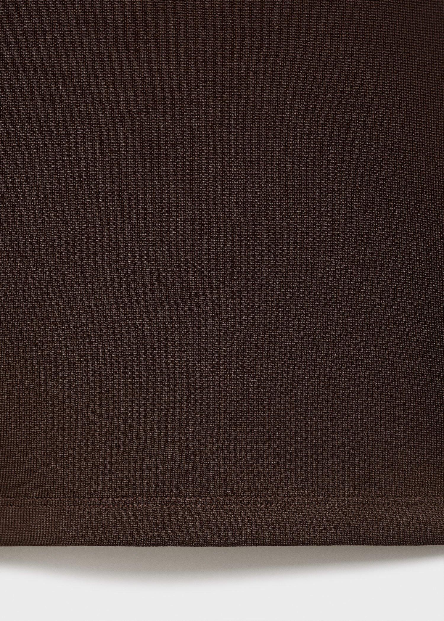 Brown Straight-Fit Trousers With Elastic Waist, Brown, large image number 11