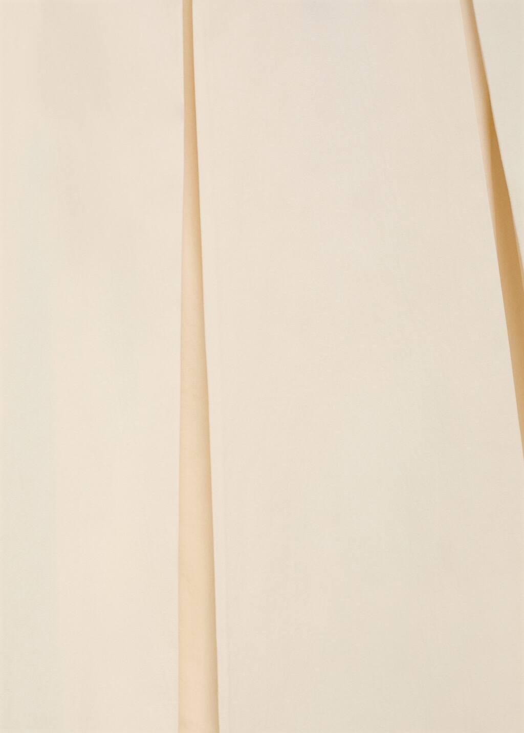 LIGHT BEIGE Pleated midi-skirt, 0201_04, large image number 4