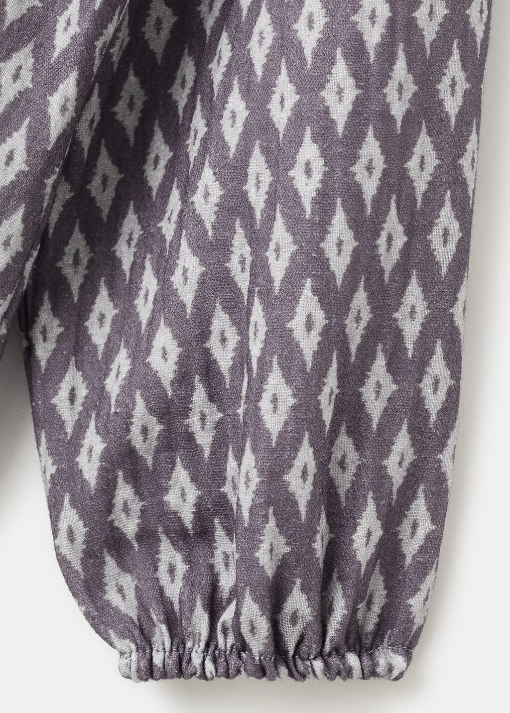 LT-PASTEL PURPLE Cotton blouse with ethnic print, Baby Girl, Light-Pastel Purple, medium