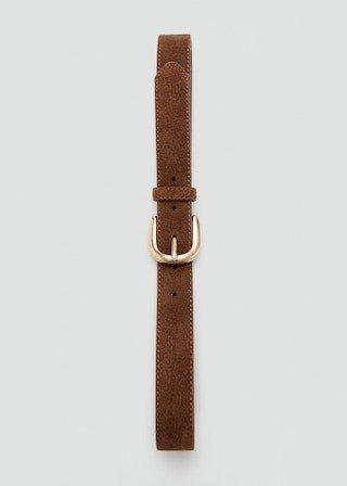 Brown Suede Belt, , large image number 10