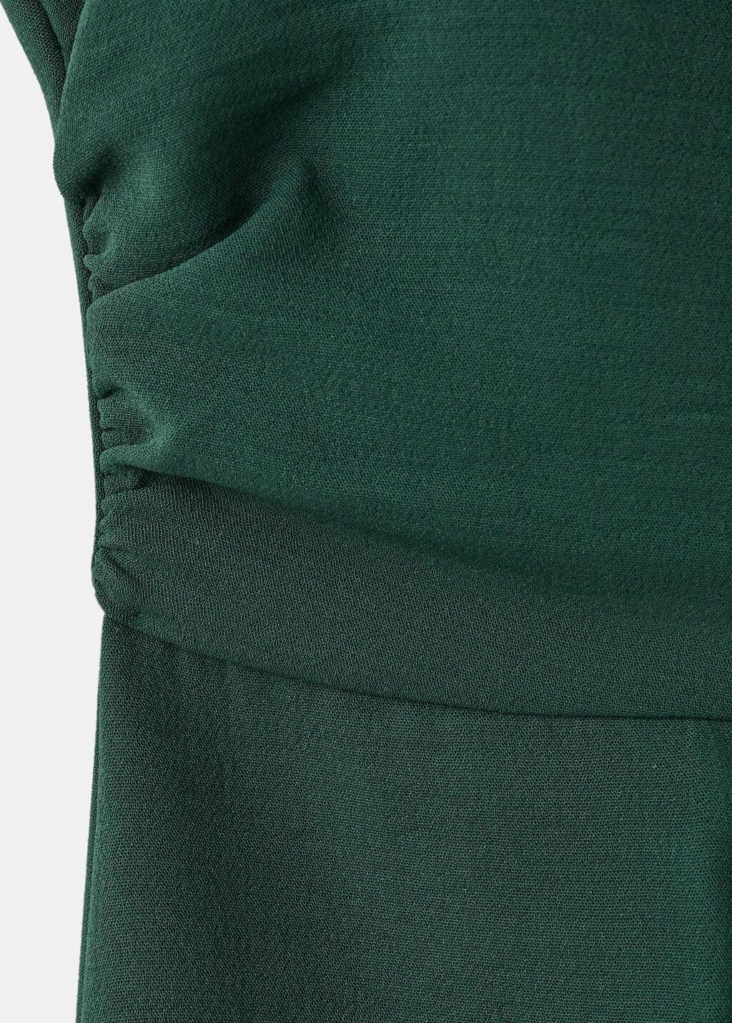GREEN Ruched long jumpsuit, 0201_43, large image number 5