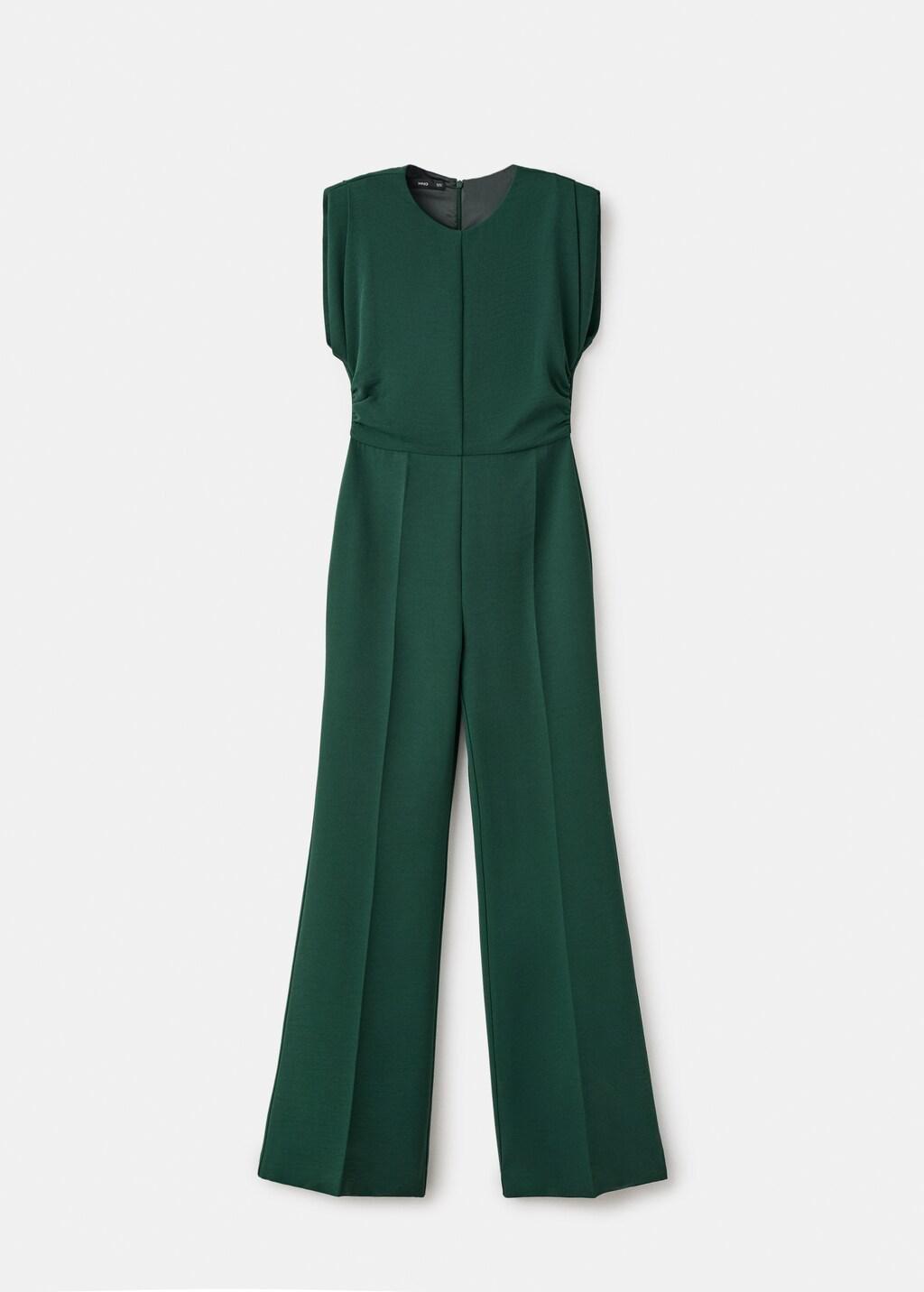 GREEN Ruched long jumpsuit, 0201_43, large image number 7