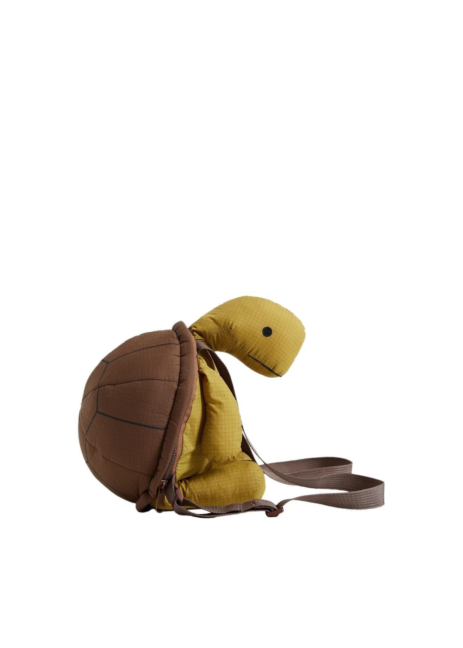 Dark Brown Turtle Backpack, Baby Boy, , large image number 0