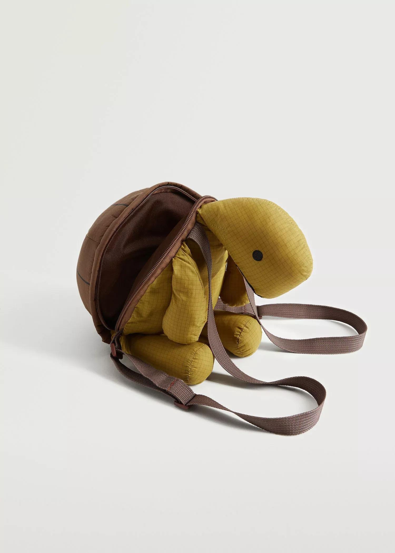 Dark Brown Turtle Backpack, Baby Boy, , large image number 1