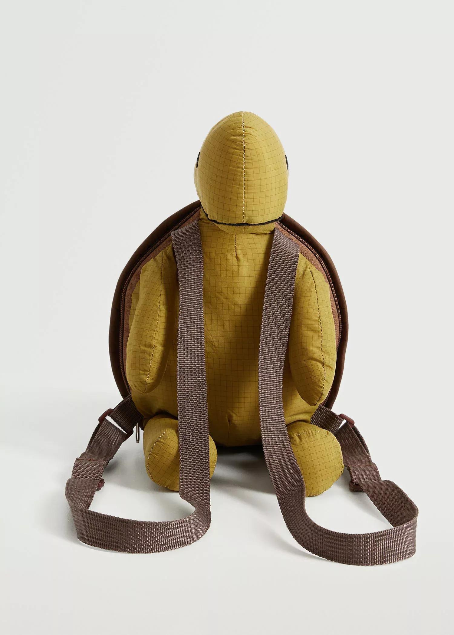 Dark Brown Turtle Backpack, Baby Boy, , large image number 2