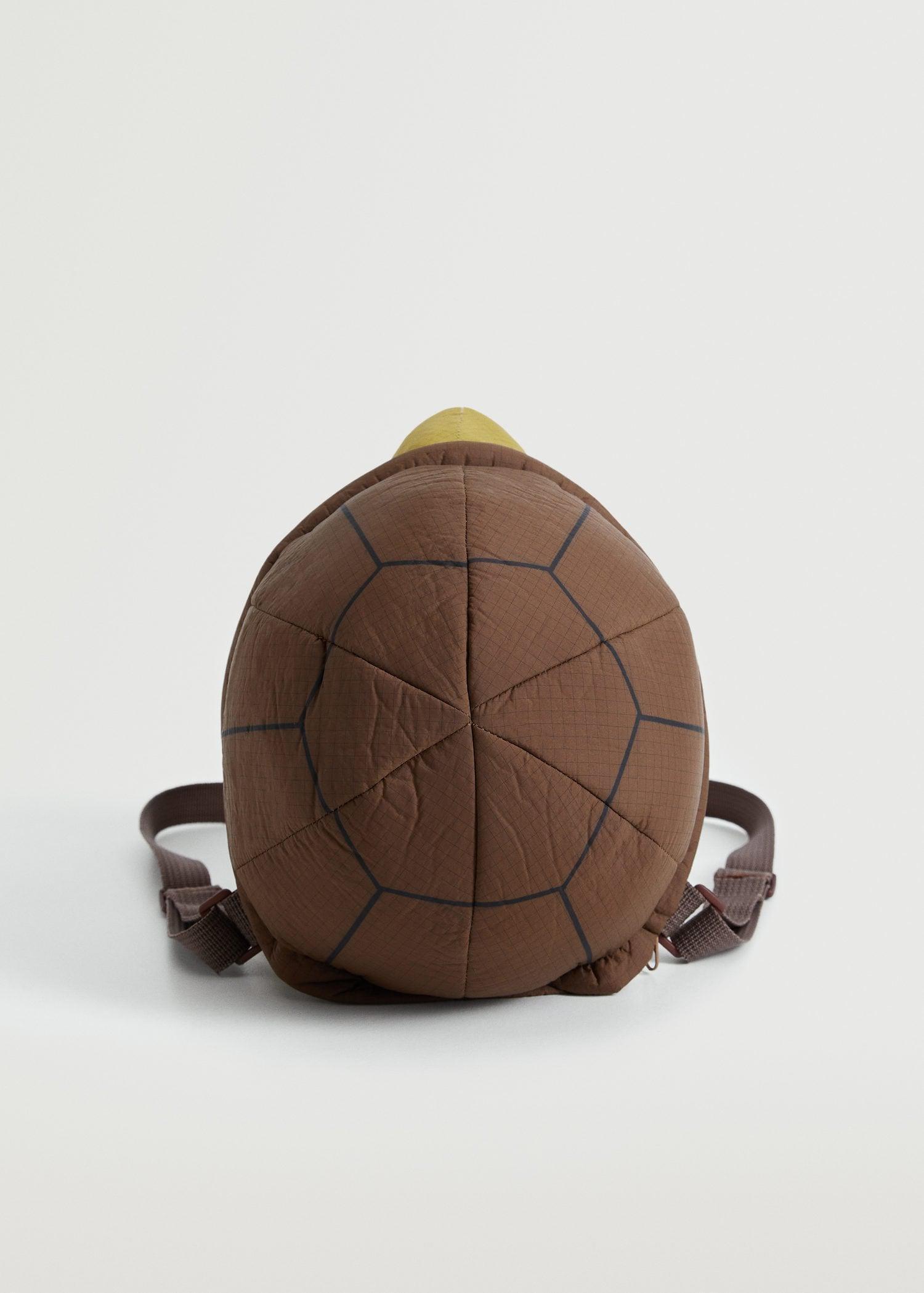 Dark Brown Turtle Backpack, Baby Boy, , large image number 4